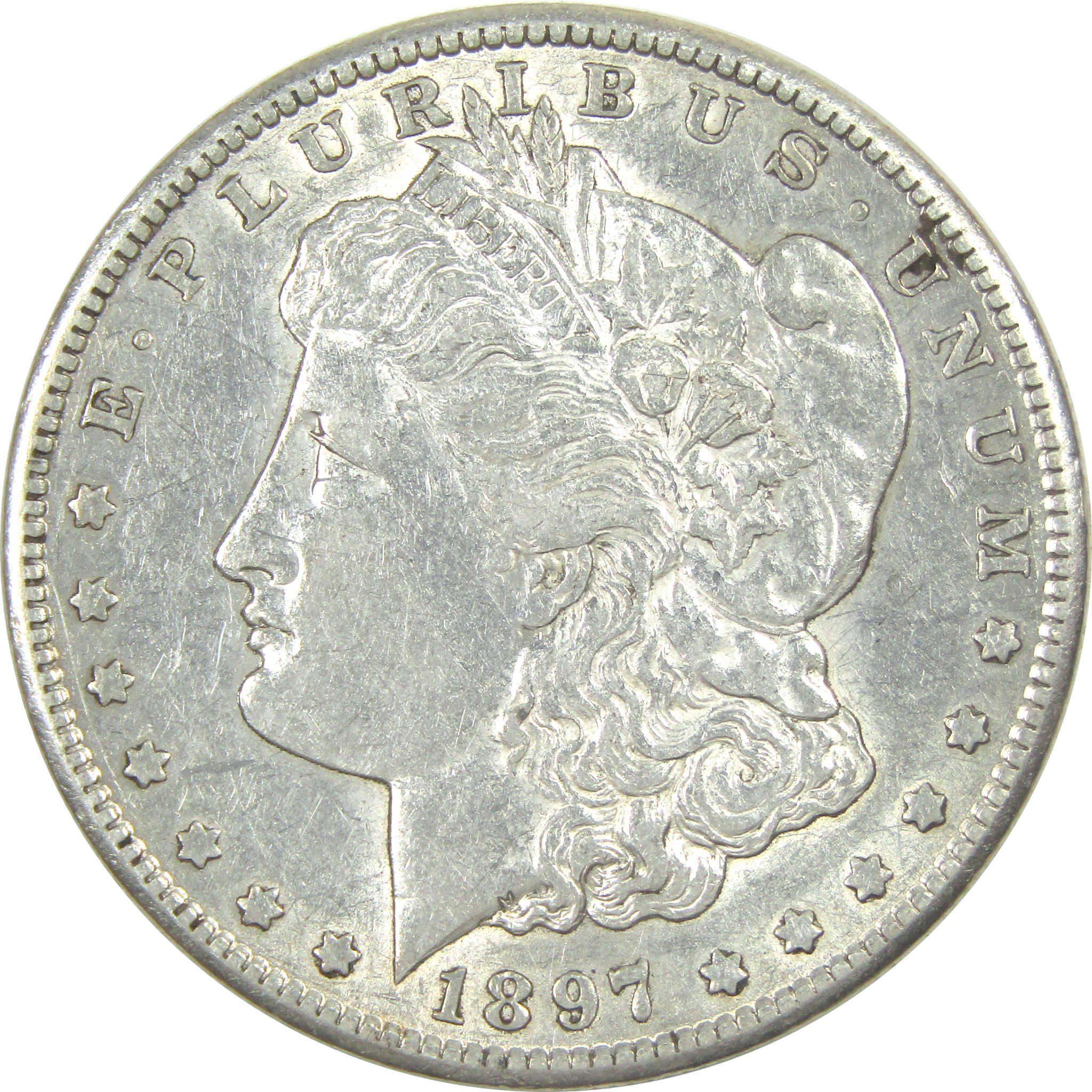 1897 S Morgan Dollar XF EF Extremely Fine Silver $1 Coin SKU:I15592 - Morgan coin - Morgan silver dollar - Morgan silver dollar for sale - Profile Coins &amp; Collectibles