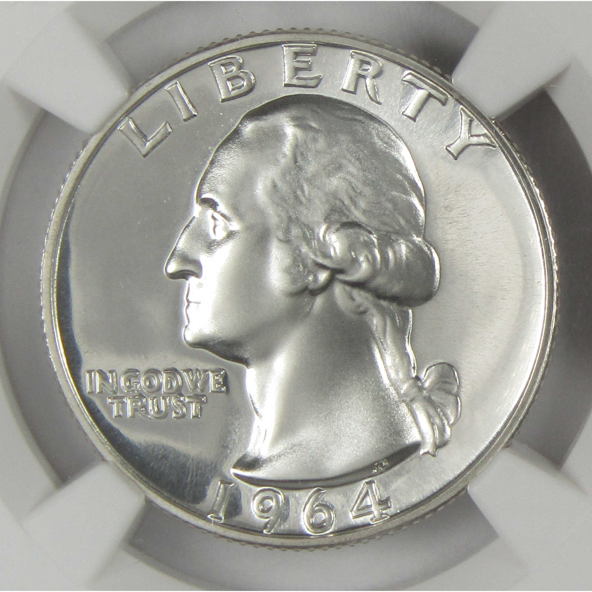 1964 Washington Silver Quarter PF 69 NGC Proof 25c Coin SKU:I27498