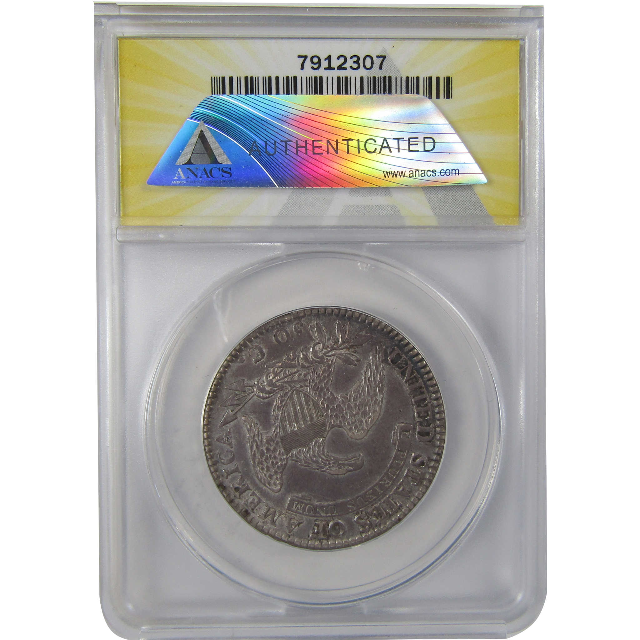 1812 Capped Bust Half Dollar AU 50 Details ANACS Silver SKU:CPC1156