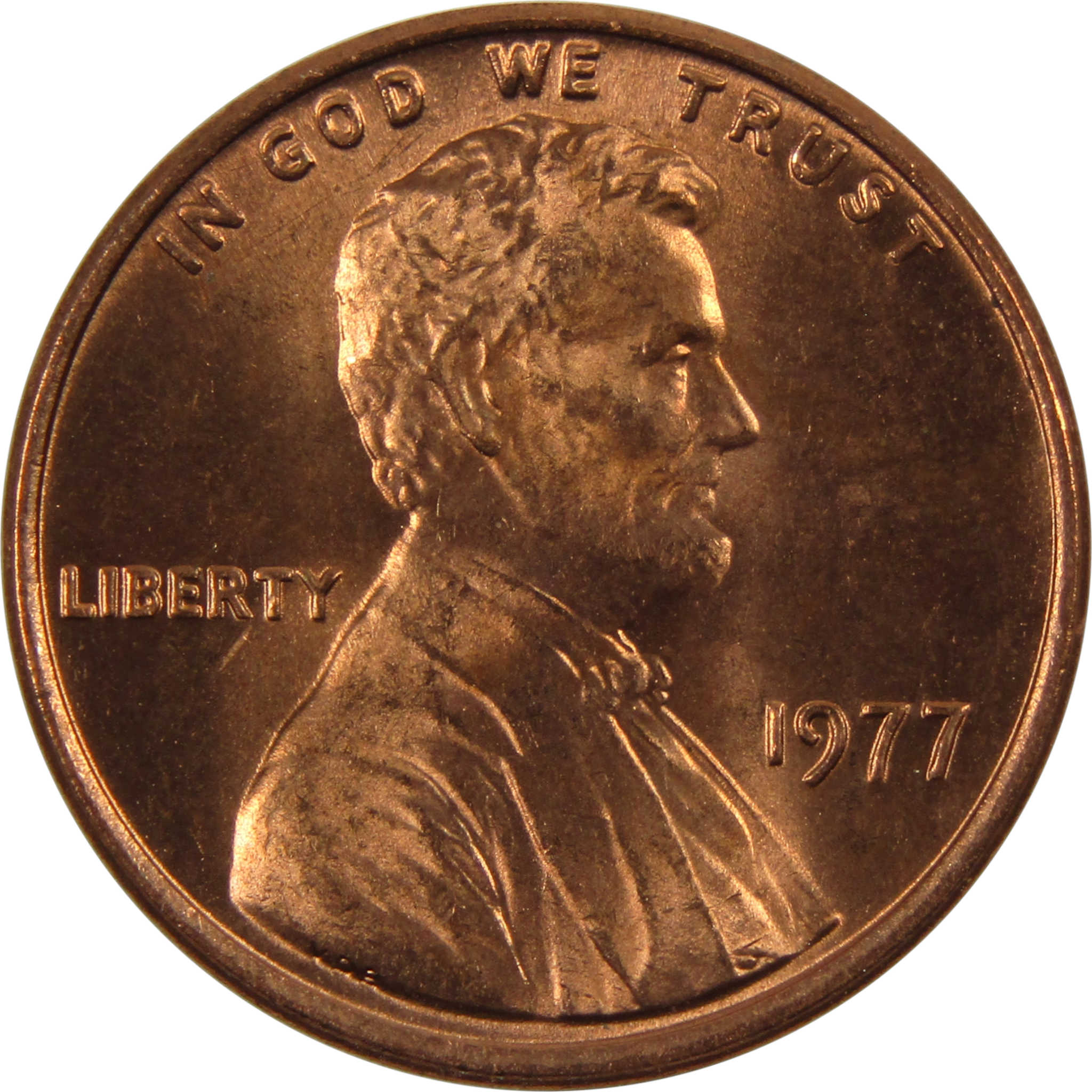1977 Lincoln Memorial Cent BU Uncirculated Penny 1c Coin