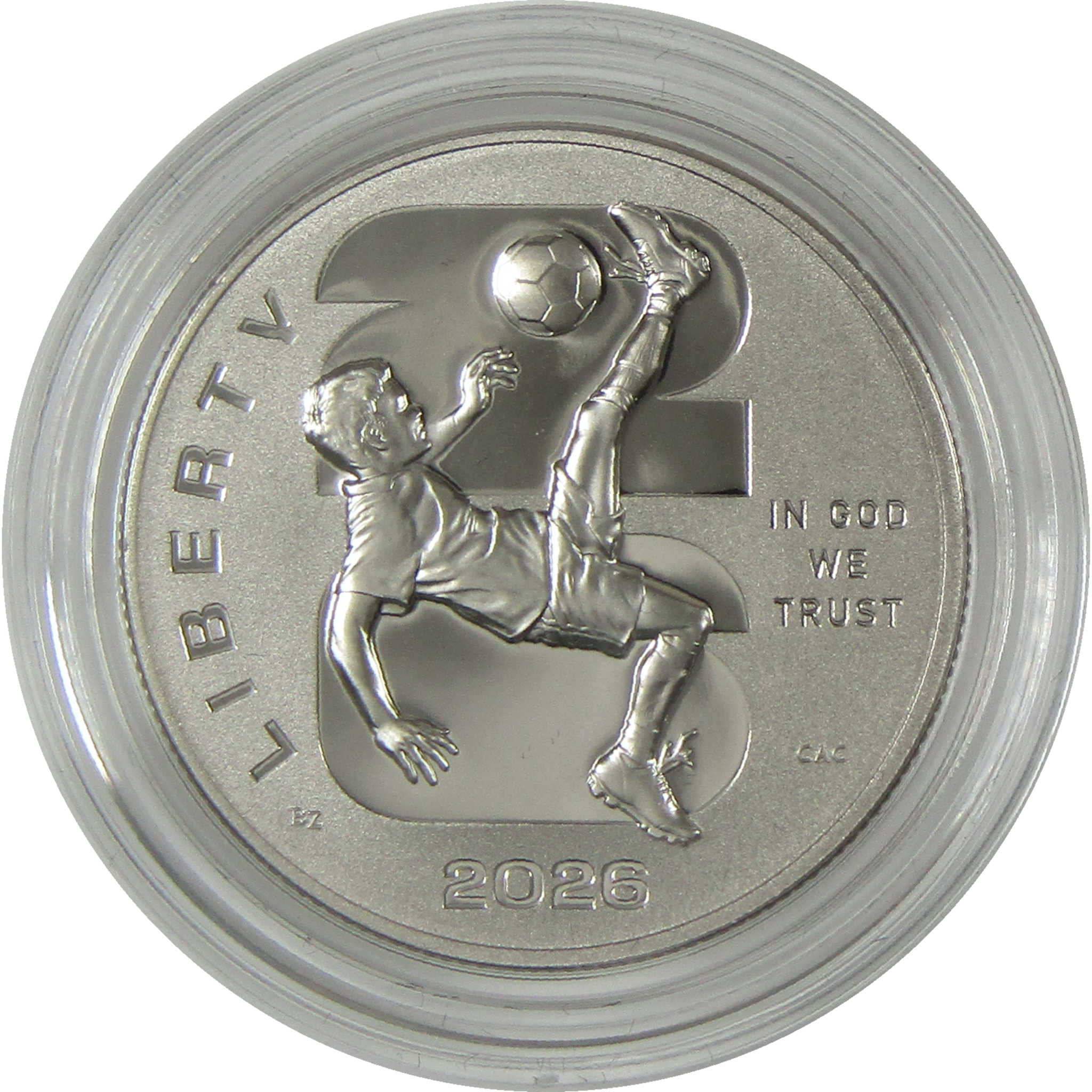 2026 P FIFA World Cup Commemorative Half Dollar Clad Proof OGP COA