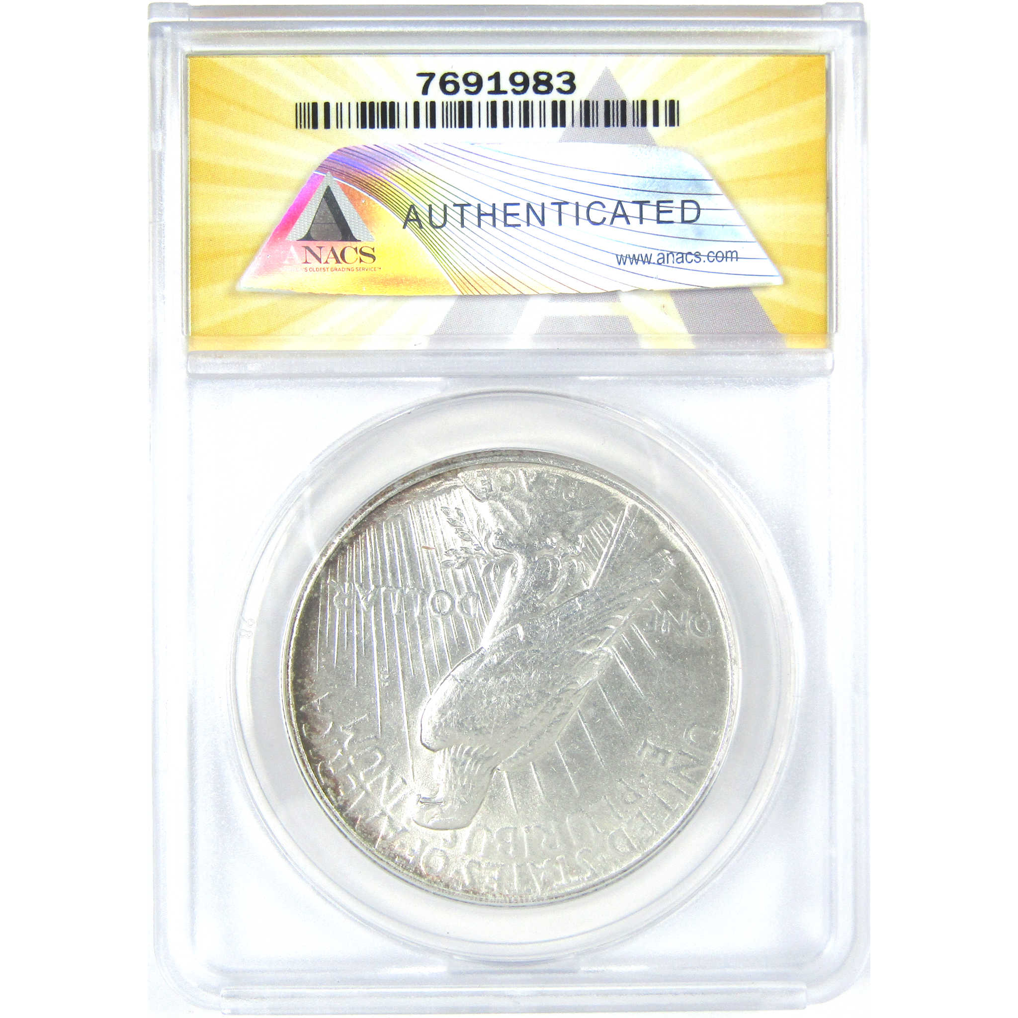 1926 Peace Dollar AU 55 Details ANACS Silver $1 Coin SKU:I16245