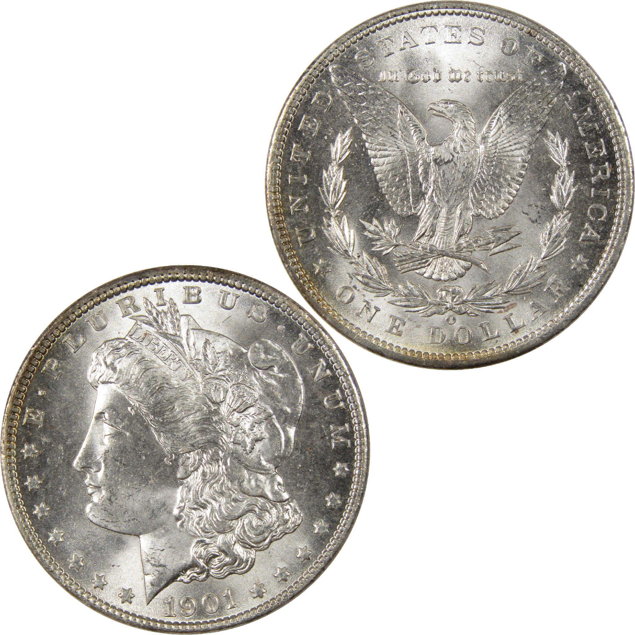 1901 O Morgan Dollar BU Choice Uncirculated Silver $1 Coin - Morgan coin - Morgan silver dollar - Morgan silver dollar for sale - Profile Coins &amp; Collectibles