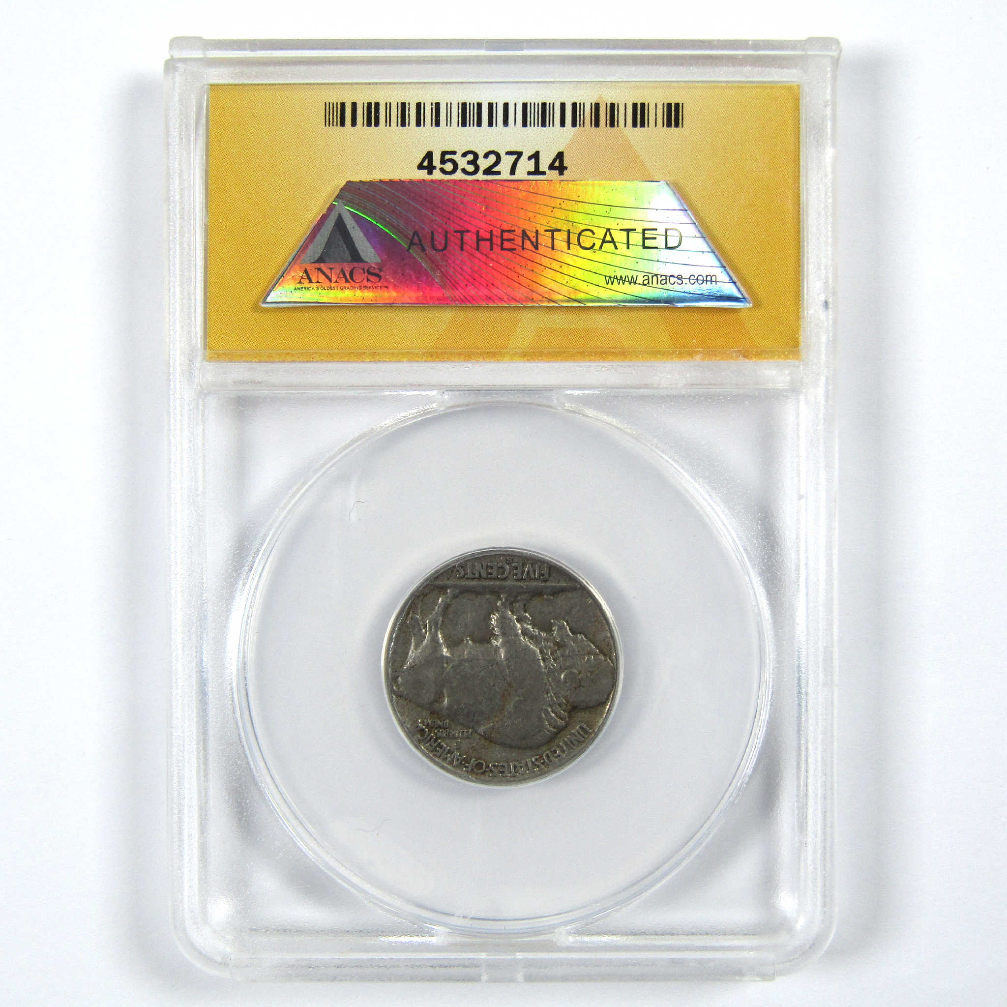 1926 S Indian Head Buffalo Nickel F 15 Details ANACS 5c SKU:I11930