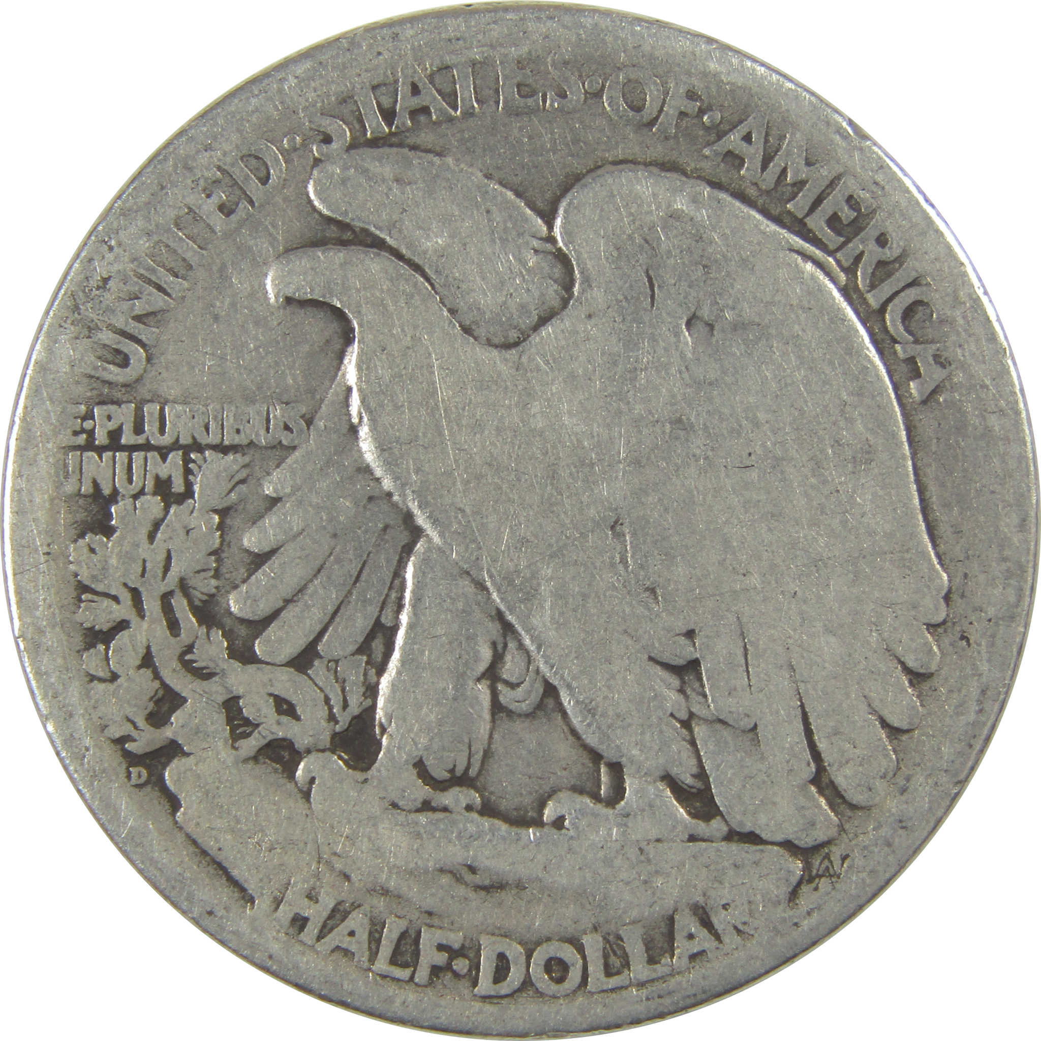 1919 D Liberty Walking Half Dollar AG Details Silver SKU:CPC0718