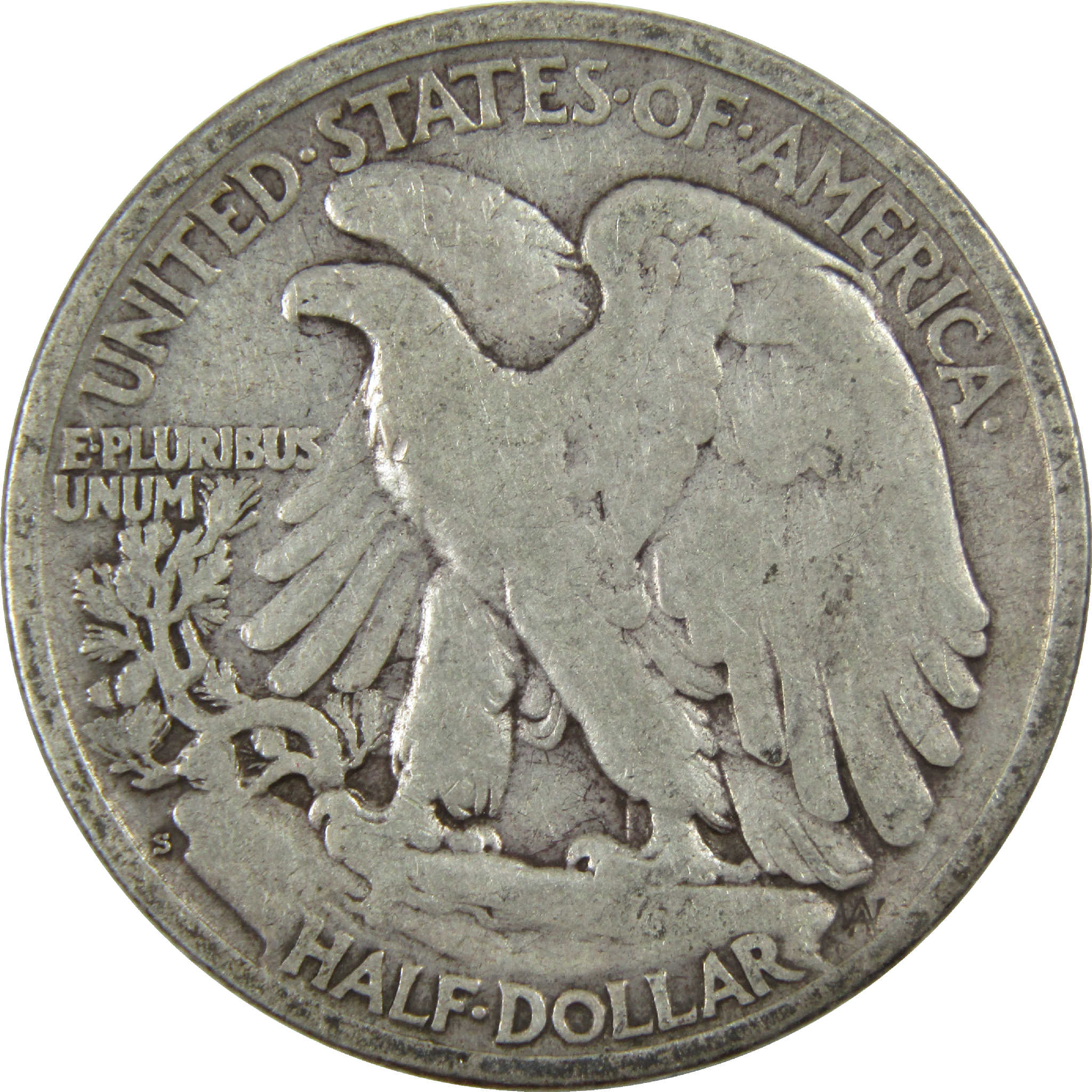 1927 S Liberty Walking Half Dollar VG Very Good Silver 50c SKU:I12337