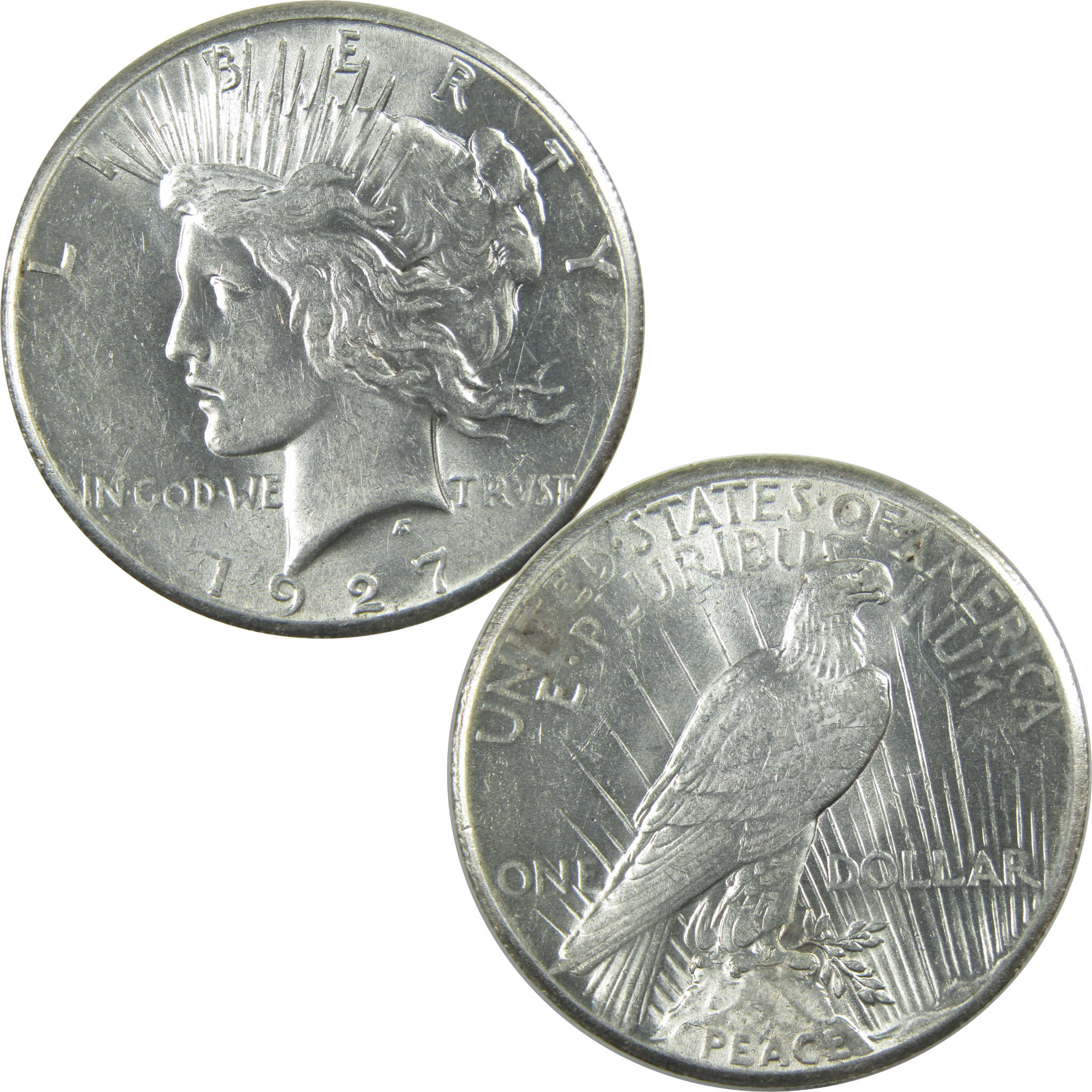 1927 Peace Dollar CH AU Choice About Uncirculated Silver SKU:I15463