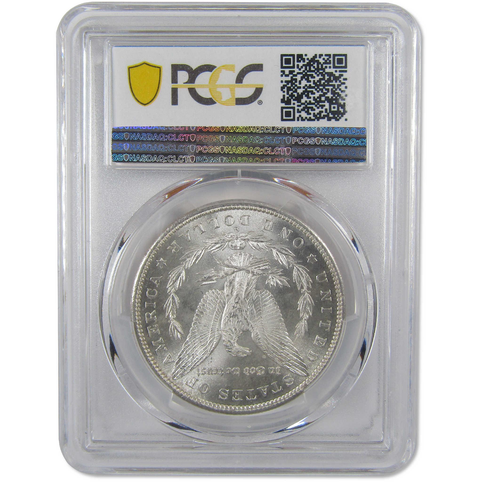 1880 S Morgan Silver Dollar MS 65+ PCGS Uncirculated $1 Coin - Morgan coin - Morgan silver dollar - Morgan silver dollar for sale - Profile Coins &amp; Collectibles