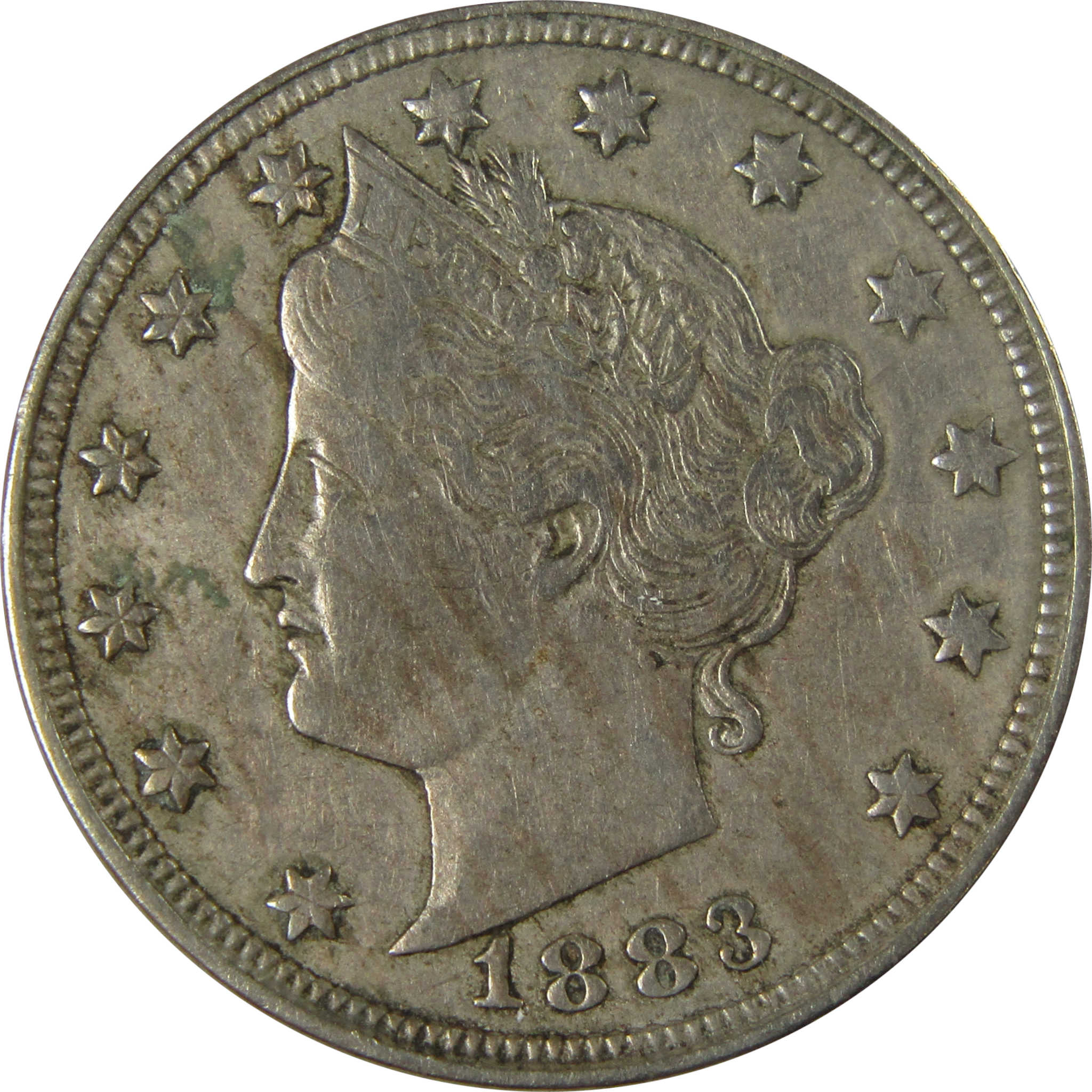 1883 No Cents Liberty Head V 5c Extremely Fine Details SKU:I26521