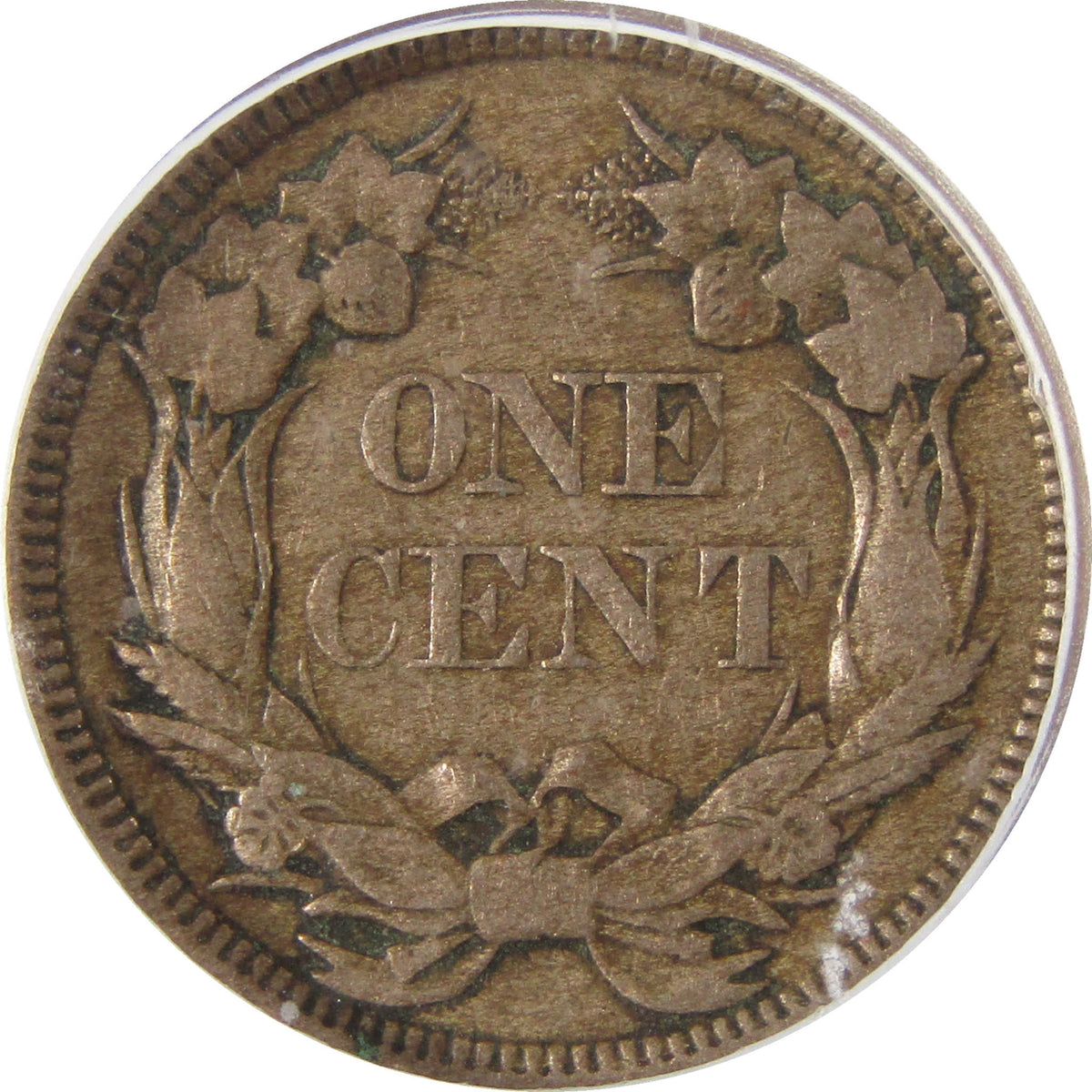 1858 Large Letters Flying Eagle Cent VF 35 ICG 1c Coin SKU:I29110