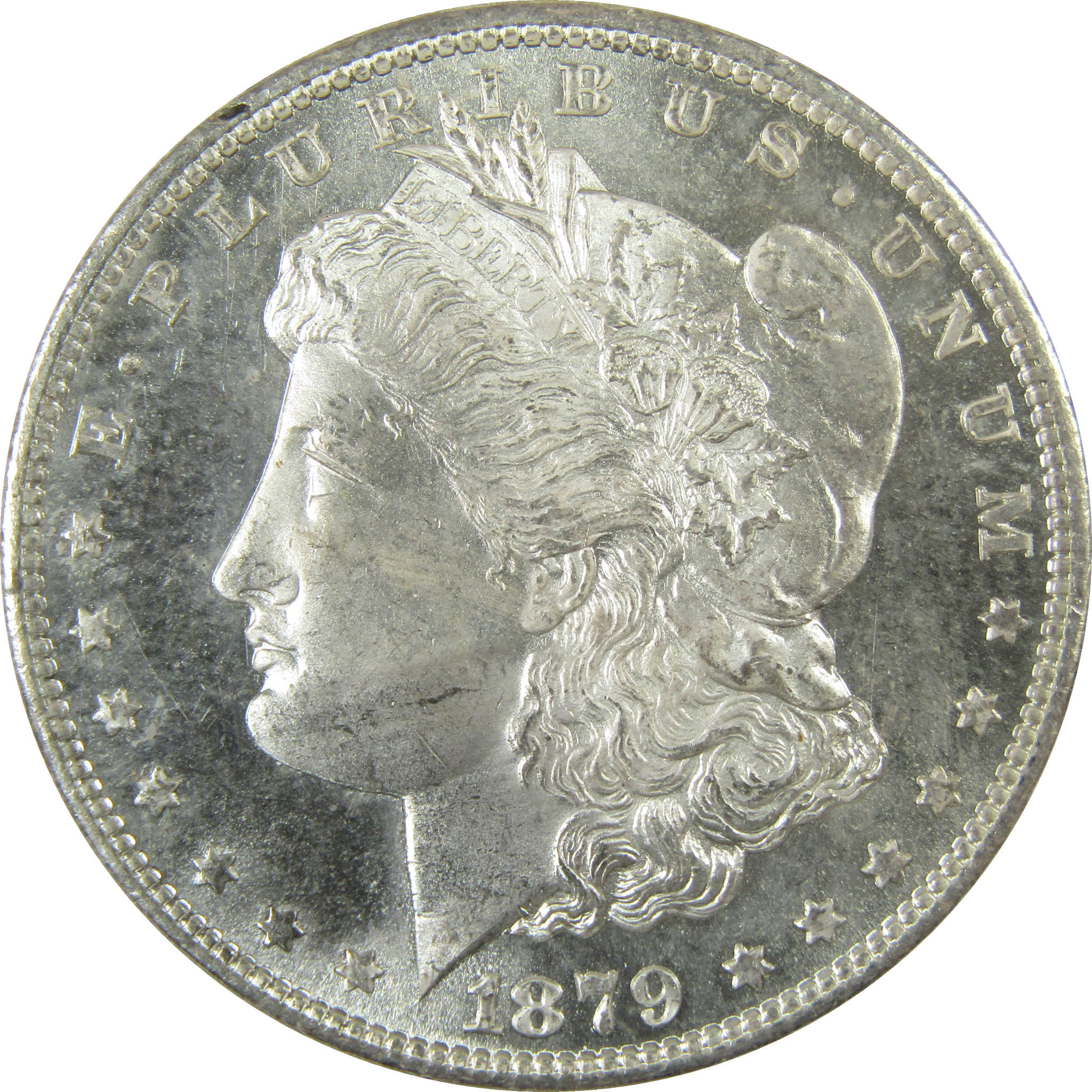 1879 S Rev 79 Morgan Silver Dollar Uncirculated Details SKU:I27678
