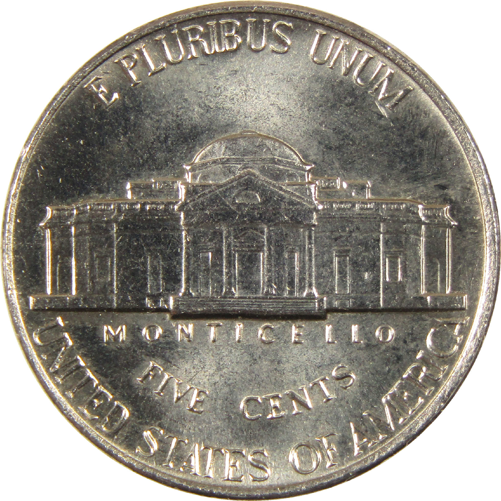 1991 D Jefferson Nickel Uncirculated 5c Coin