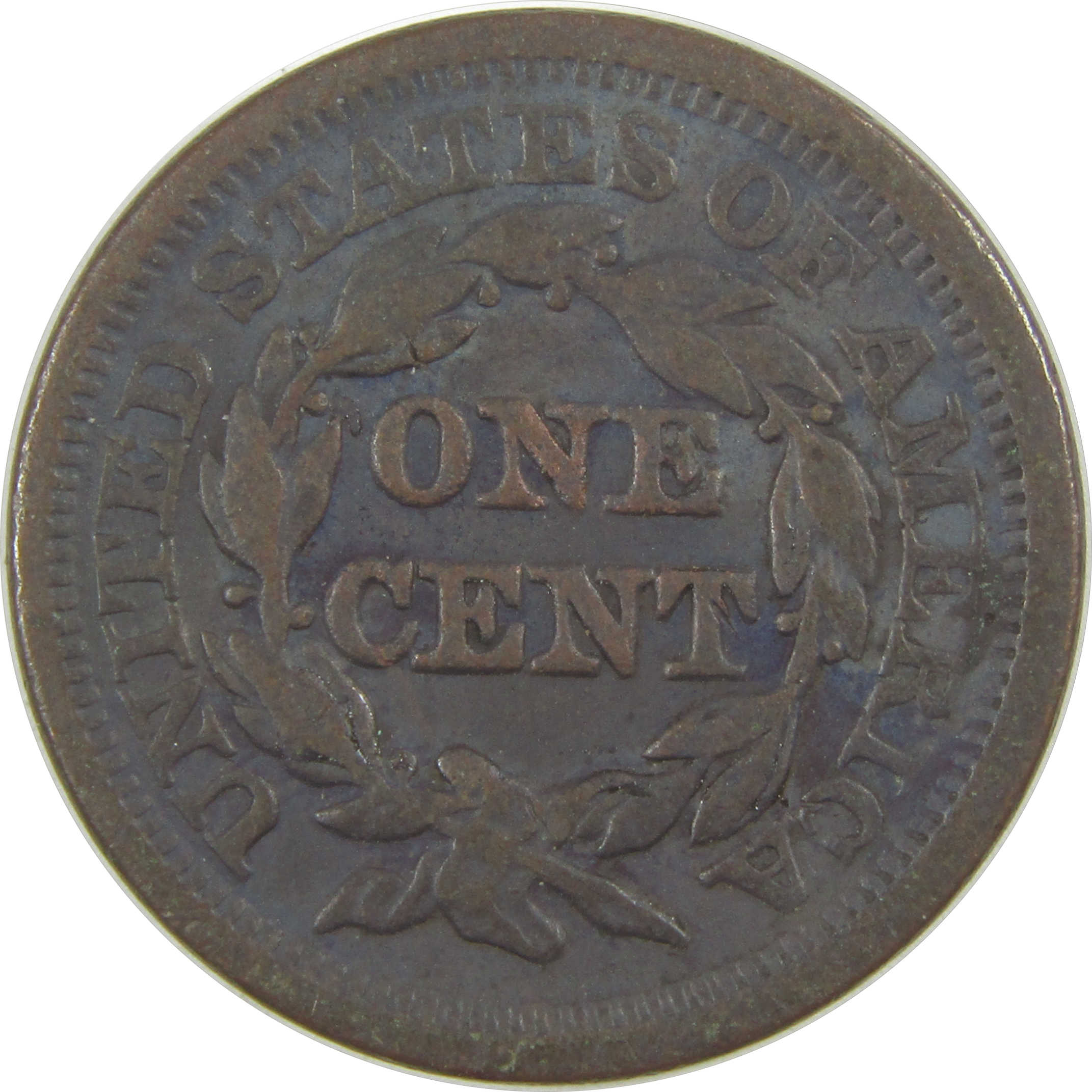 1846 Small Date Braided Hair Large Cent F Fine Copper SKU:CPC0779