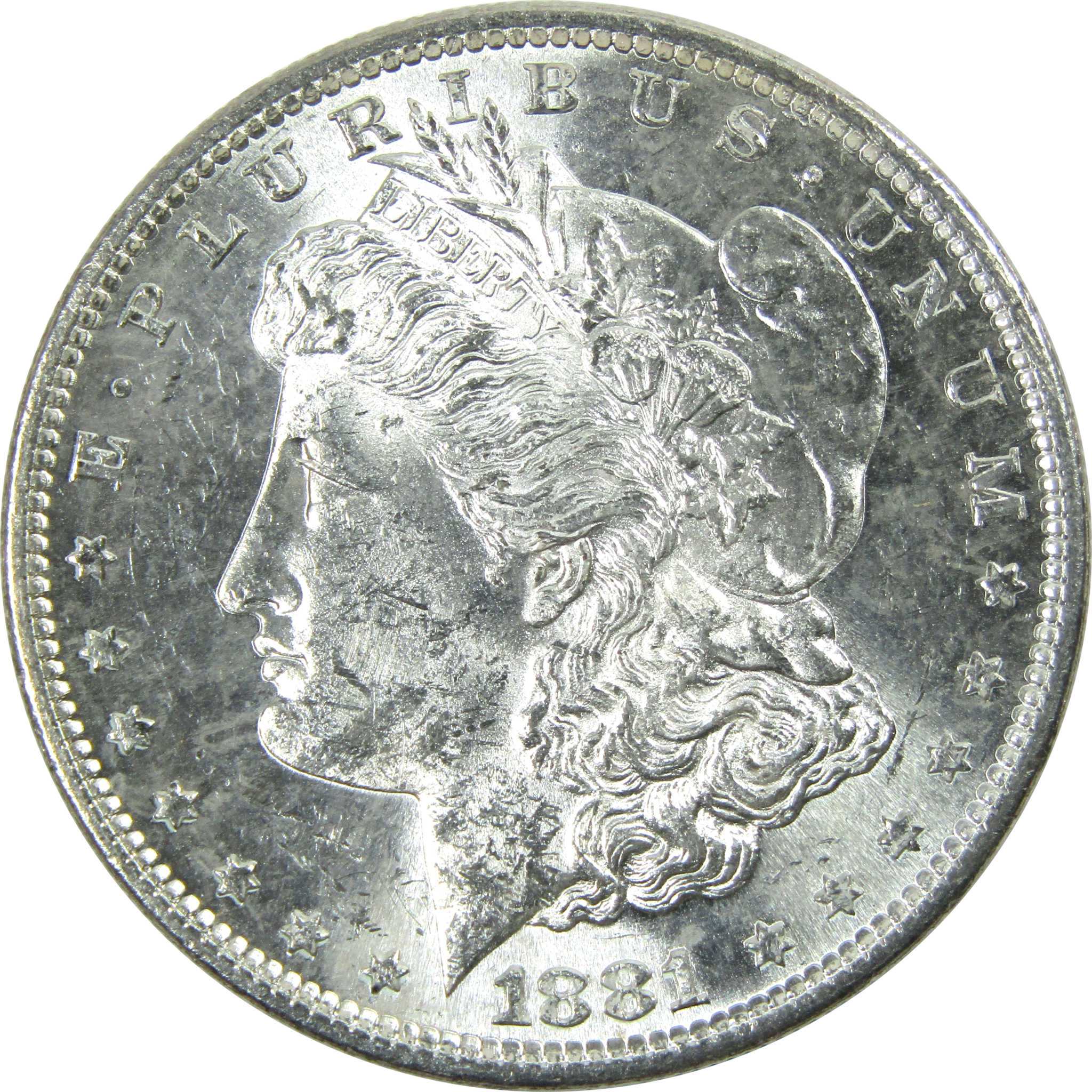 1881 S Morgan Dollar Uncirculated Silver $1 Coin SKU:I13737 - Morgan coin - Morgan silver dollar - Morgan silver dollar for sale - Profile Coins &amp; Collectibles