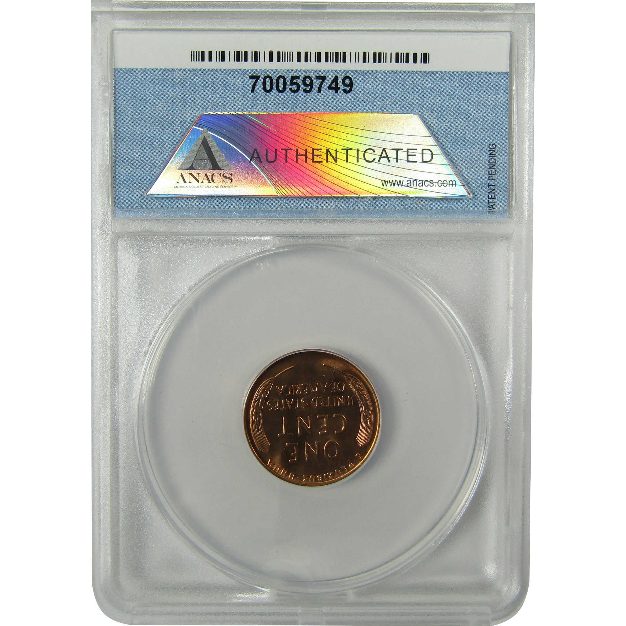 1940 S Lincoln Wheat Cent MS 63 RD ANACS Penny 1c Coin SKU:I28425