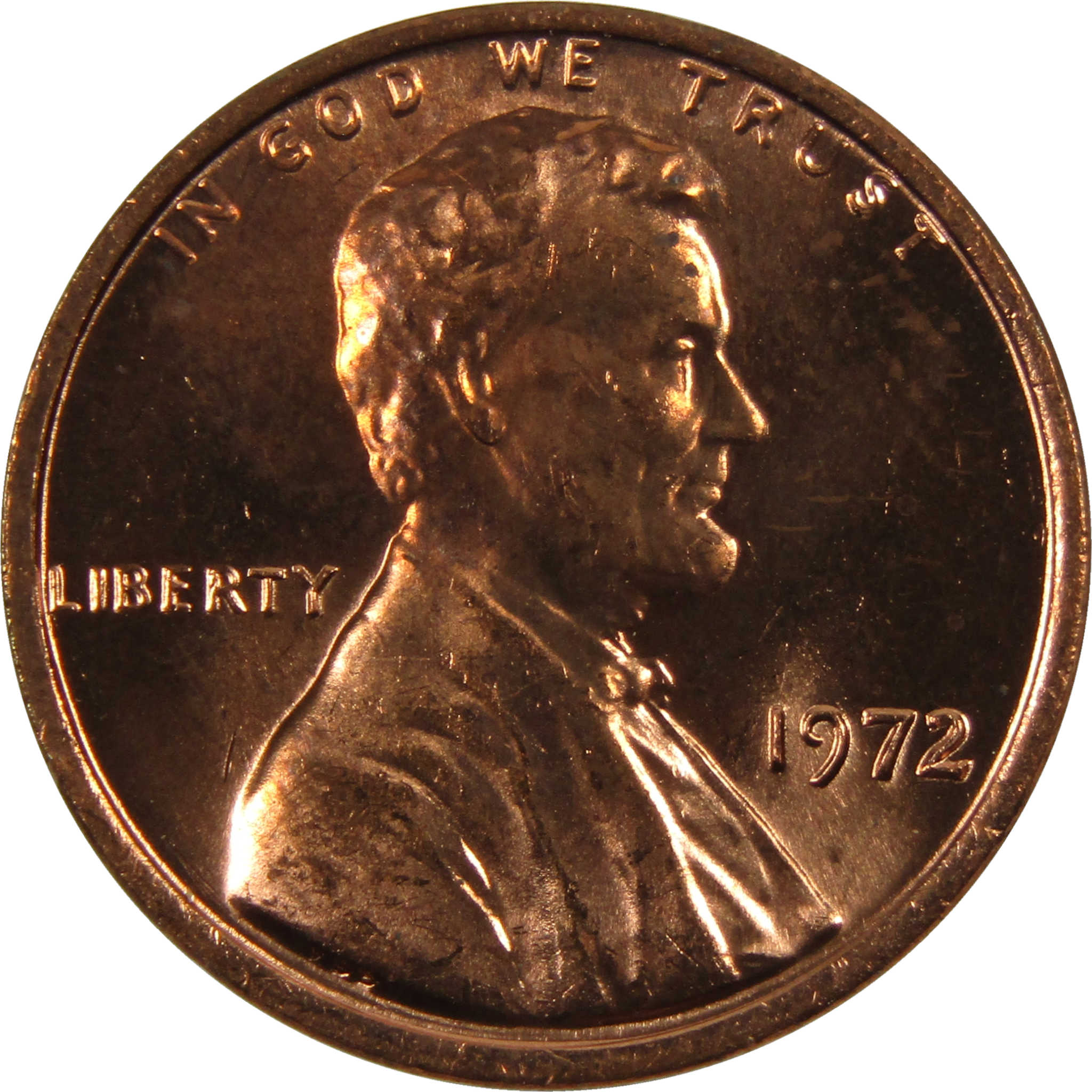 1972 Lincoln Memorial Cent BU Uncirculated Penny 1c Coin