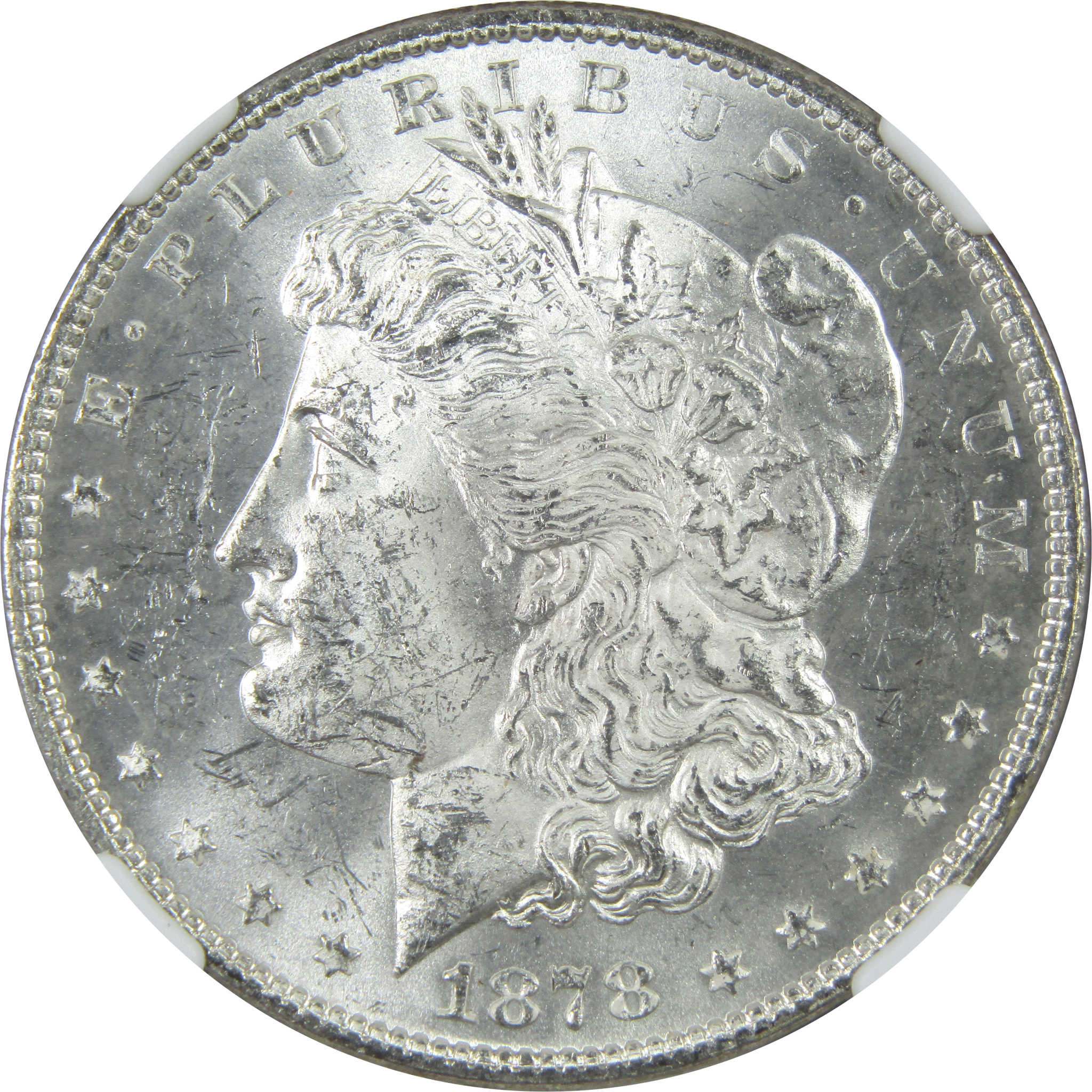 1878 7TF Rev 78 Morgan Dollar MS 61 NGC Uncirculated SKU:I14028 - Morgan coin - Morgan silver dollar - Morgan silver dollar for sale - Profile Coins &amp; Collectibles