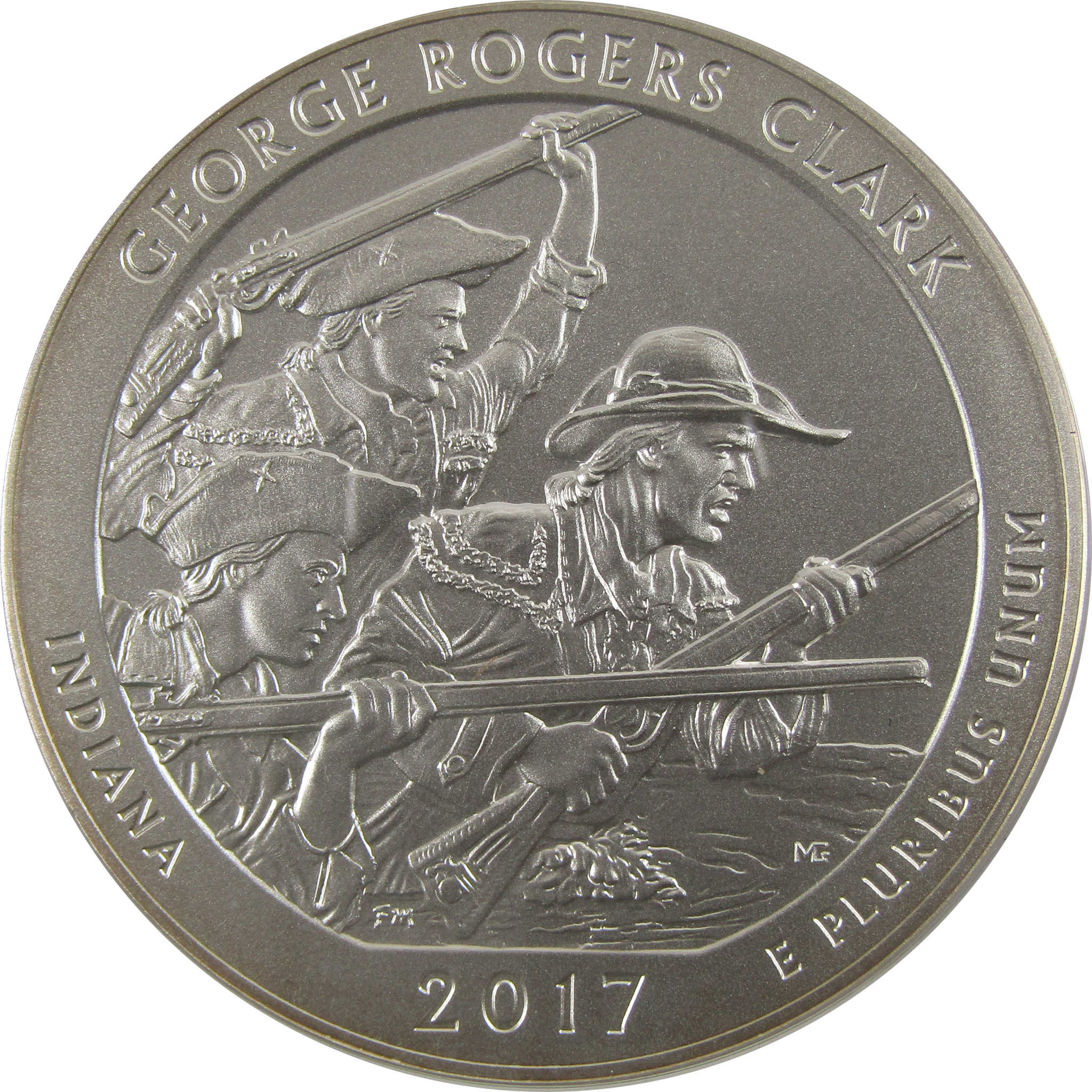 2017 P George Rogers Clark Park 5 oz Silver OGP COA SKU:CPC2595