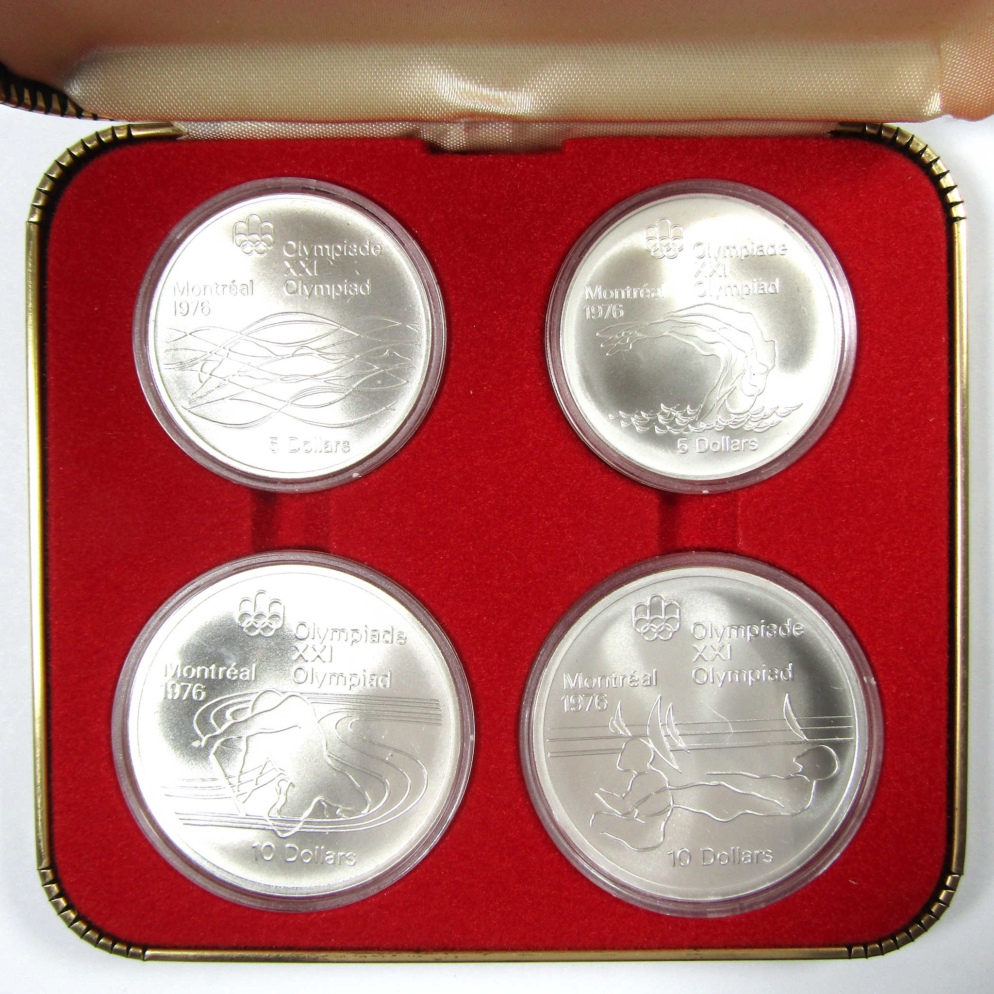 1976 Olympic Canadian Dollar 16 Piece Silver Dollar Set SKU:CPC6904