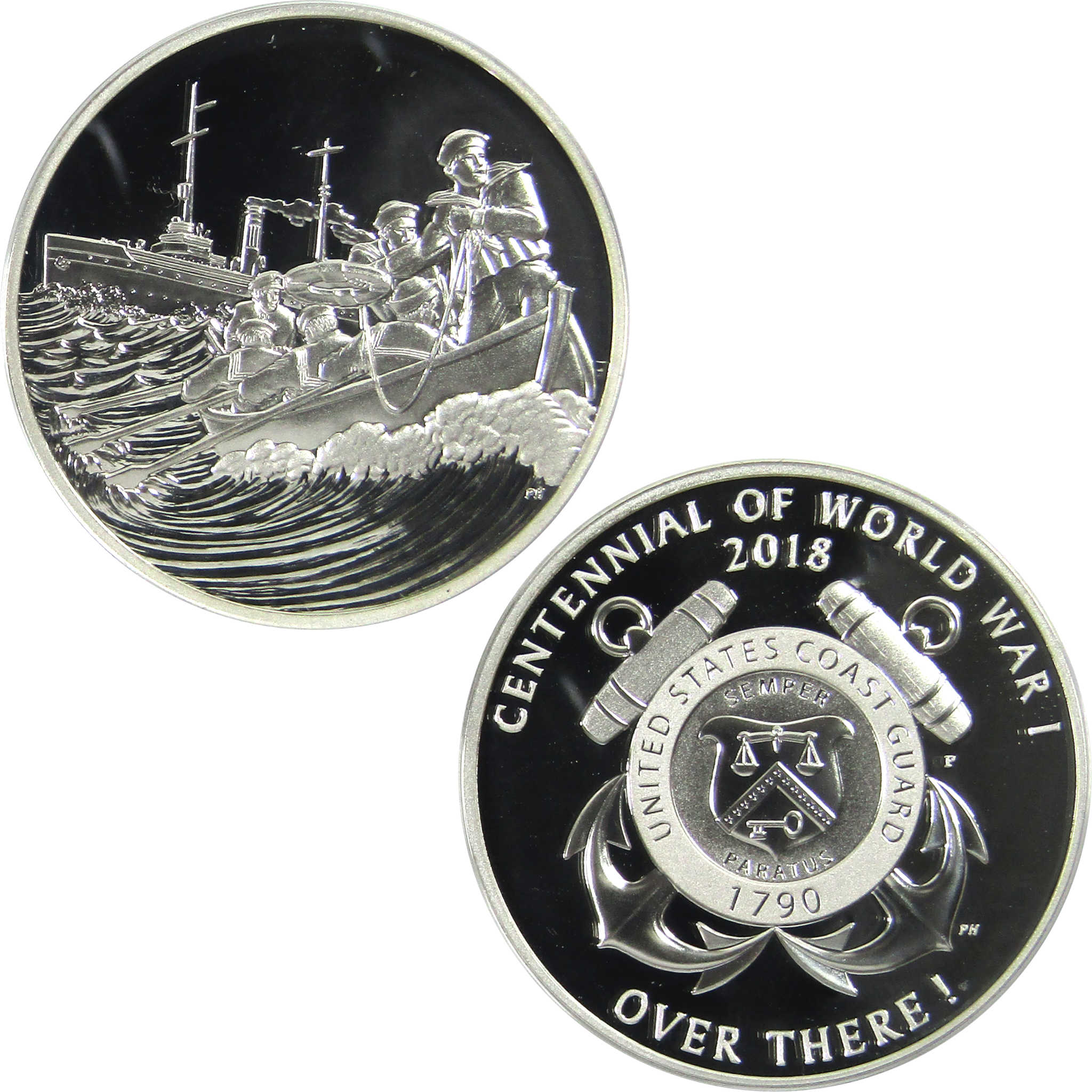 2008 World War I Centennial 2 Piece Set Silver Comm SKU:CPC3869