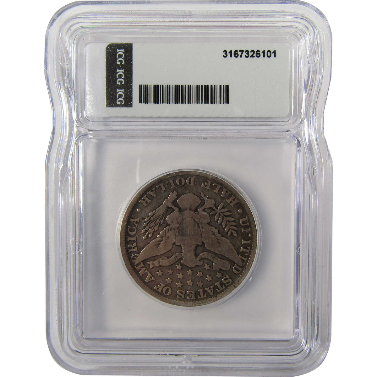 1897 Barber Silver Half Dollar VG 10 Details ICG 50c Coin SKU:I29190