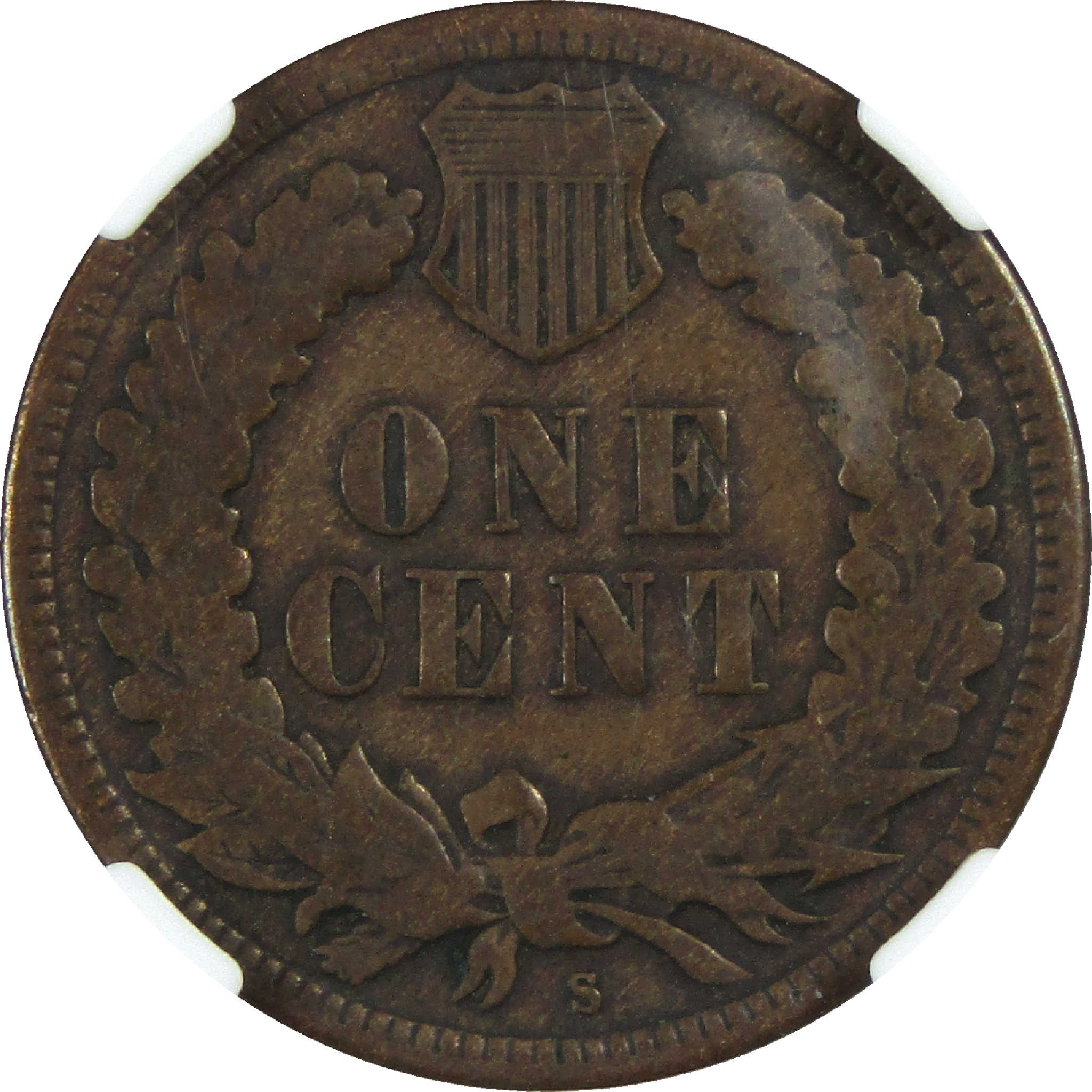 1908 S Indian Head Cent VG 10 BN NGC Penny 1c Coin SKU:I13216