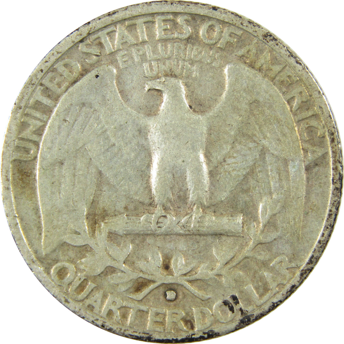 1932 D Washington Silver Quarter F Fine 25c Coin SKU:CP1787