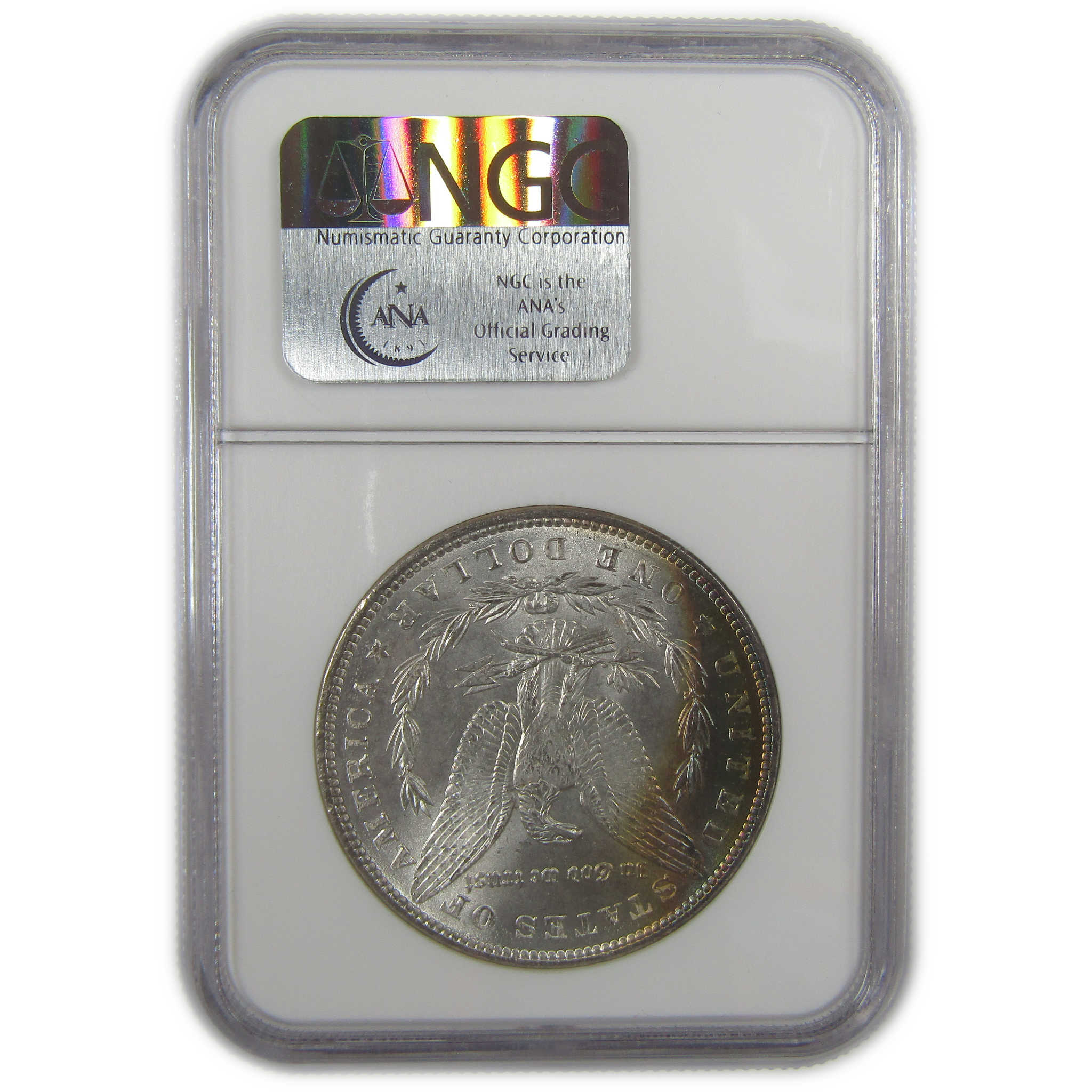 1886 Morgan Dollar MS 63 NGC Silver Uncirculated Toned SKU:CPC0928