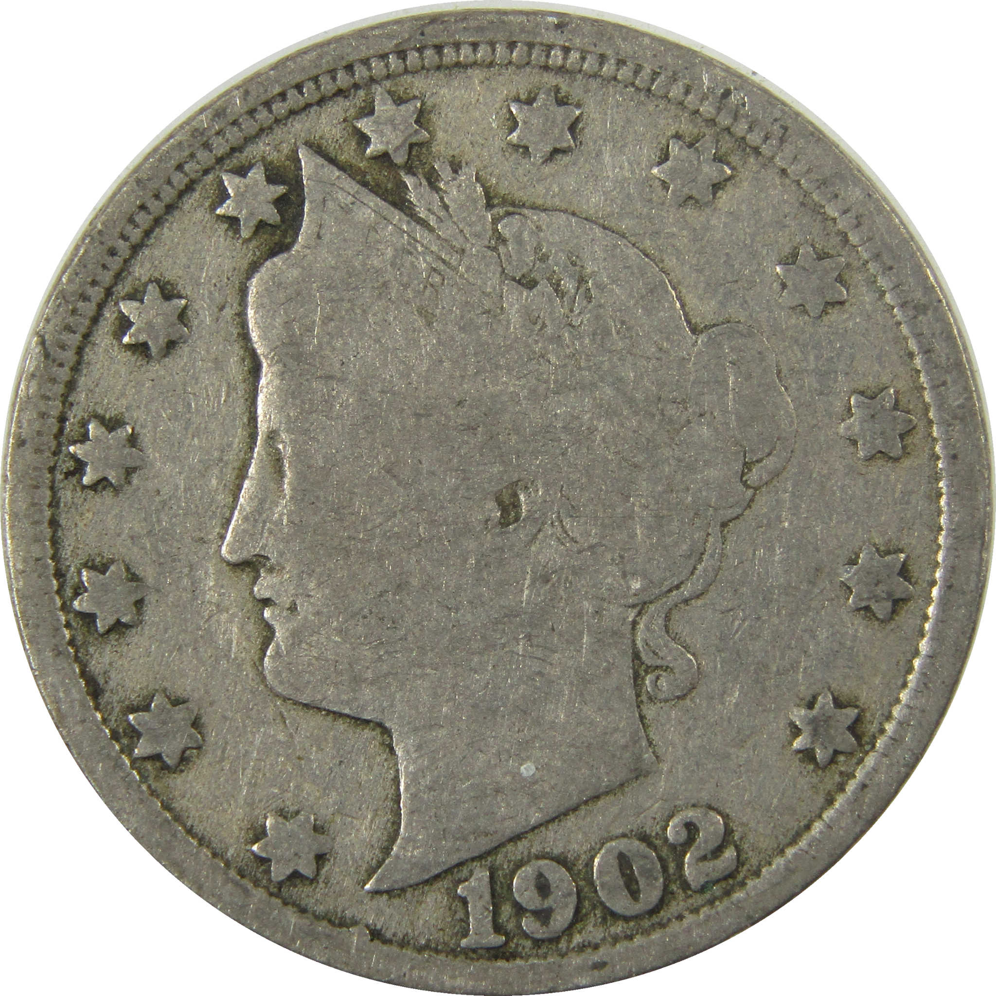 1902 Liberty Head V Nickel G Good 5c Coin SKU:I27213