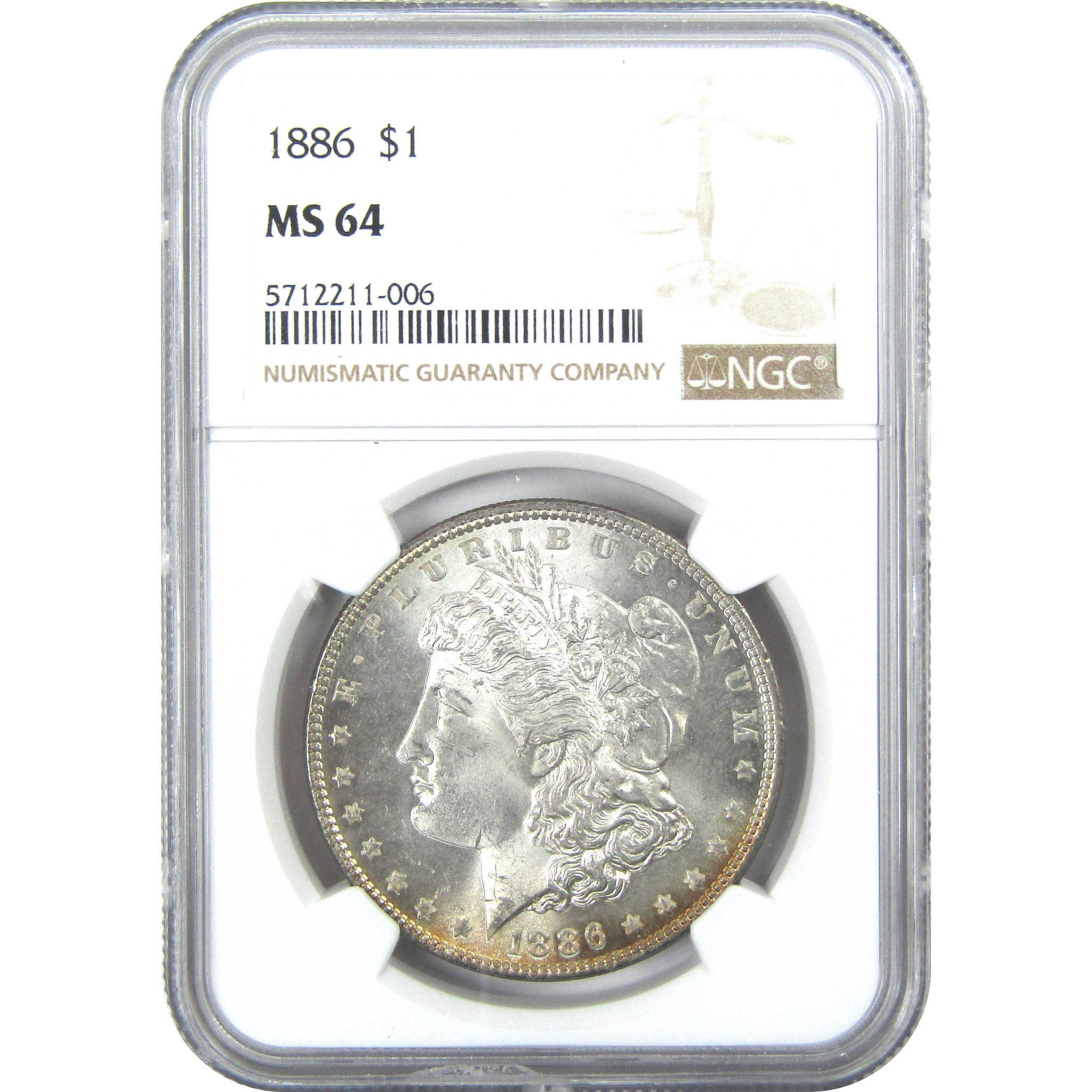 1886 Morgan Dollar MS 64 NGC Silver $1 Uncirculated Coin SKU:I15979 - Morgan coin - Morgan silver dollar - Morgan silver dollar for sale - Profile Coins &amp; Collectibles