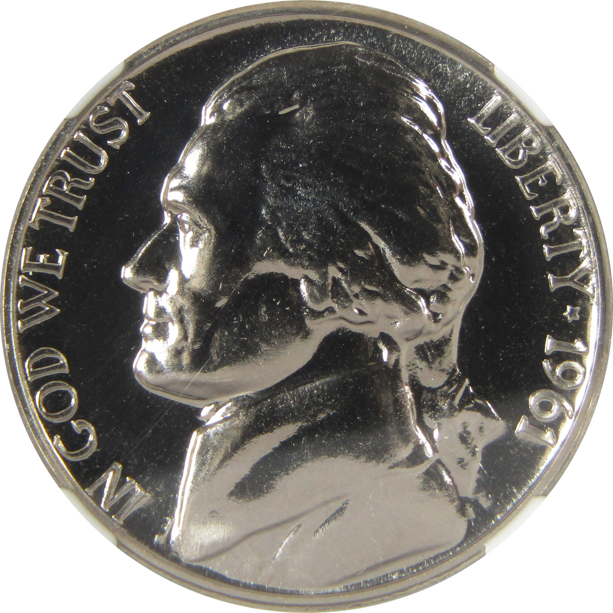 1961 Jefferson Nickel PF 69 NGC Proof 5c Coin Collectible SKU:I27329
