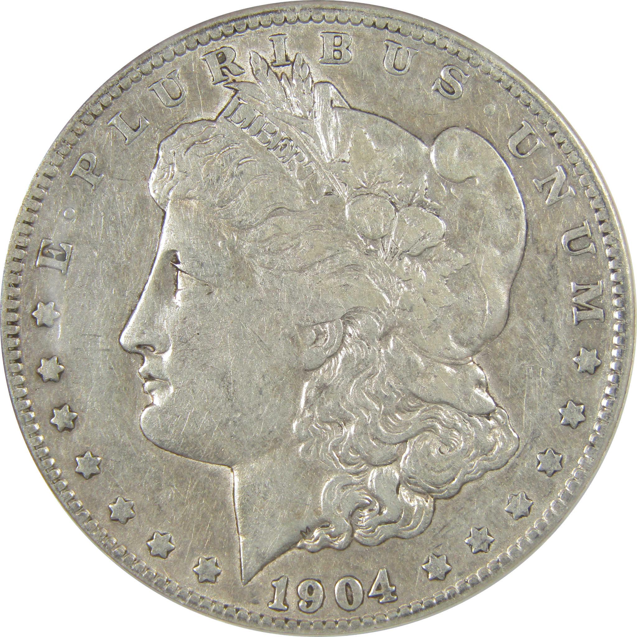 1904 S Morgan Dollar VF 25 Details ANACS Silver $1 Coin SKU:I21129 - Morgan coin - Morgan silver dollar - Morgan silver dollar for sale - Profile Coins &amp; Collectibles