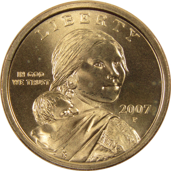 2007 P Sacagawea Native American Dollar BU Uncirculated $1 Coin