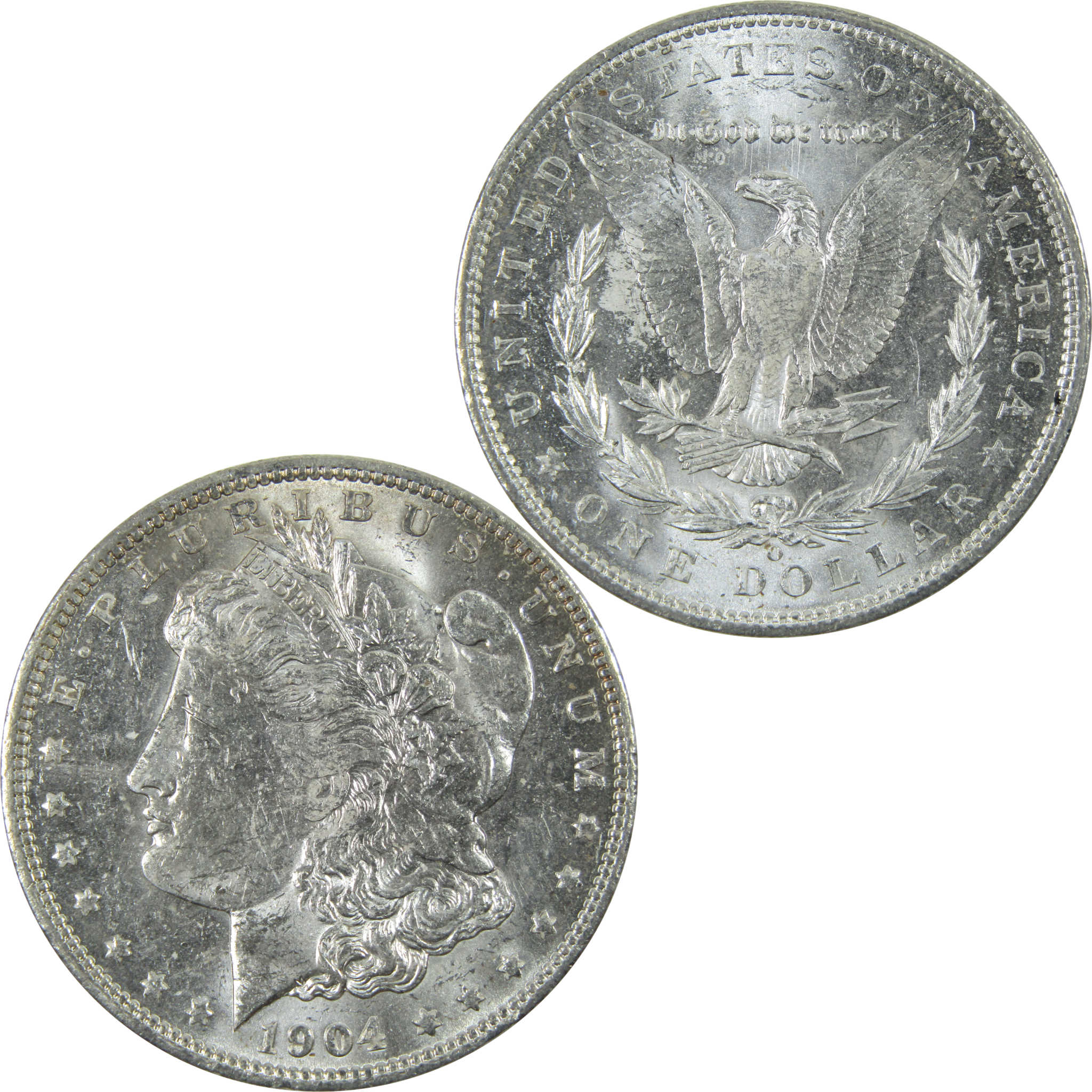 1904 O Morgan Dollar Uncirculated Silver $1 Coin SKU:I14825 - Morgan coin - Morgan silver dollar - Morgan silver dollar for sale - Profile Coins &amp; Collectibles