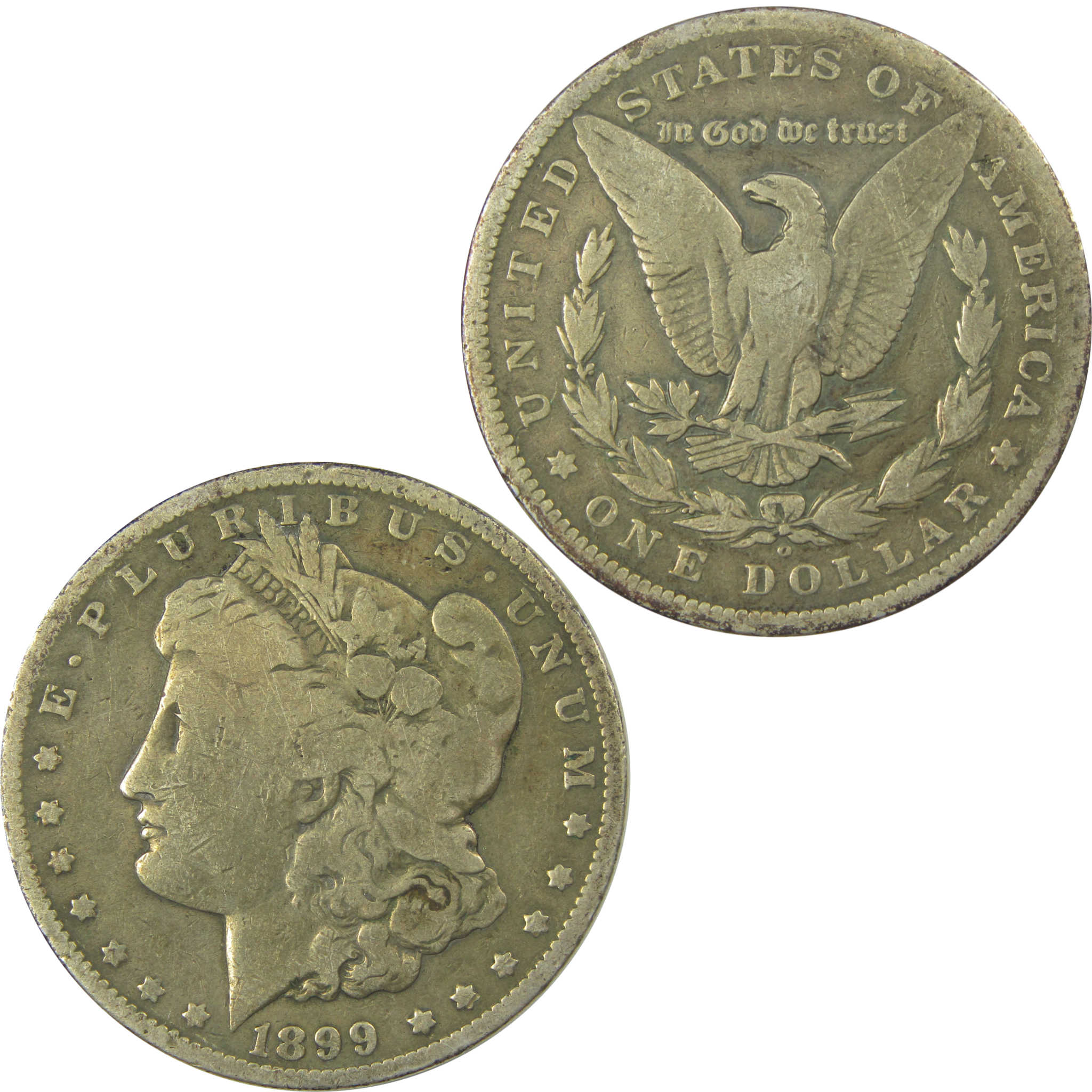 1899 O Micro O Morgan Dollar VG Very Good Details Silver SKU:CPC8899 - Morgan coin - Morgan silver dollar - Morgan silver dollar for sale - Profile Coins &amp; Collectibles