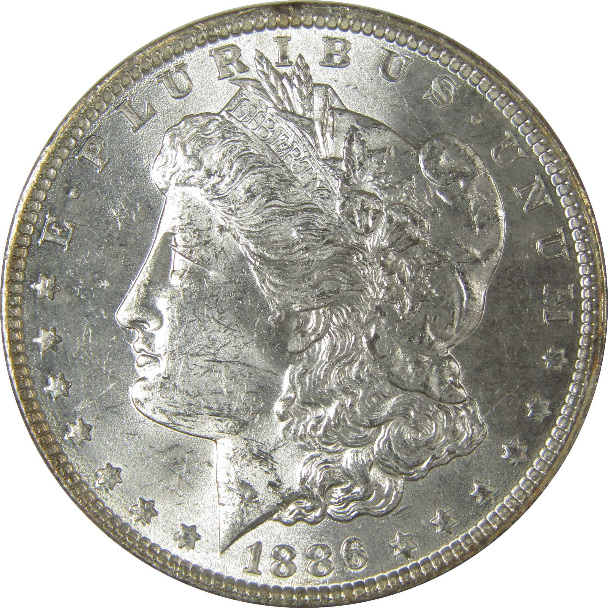 1886 Morgan Dollar Uncirculated Silver $1 Coin SKU:CPC8944 - Morgan coin - Morgan silver dollar - Morgan silver dollar for sale - Profile Coins &amp; Collectibles