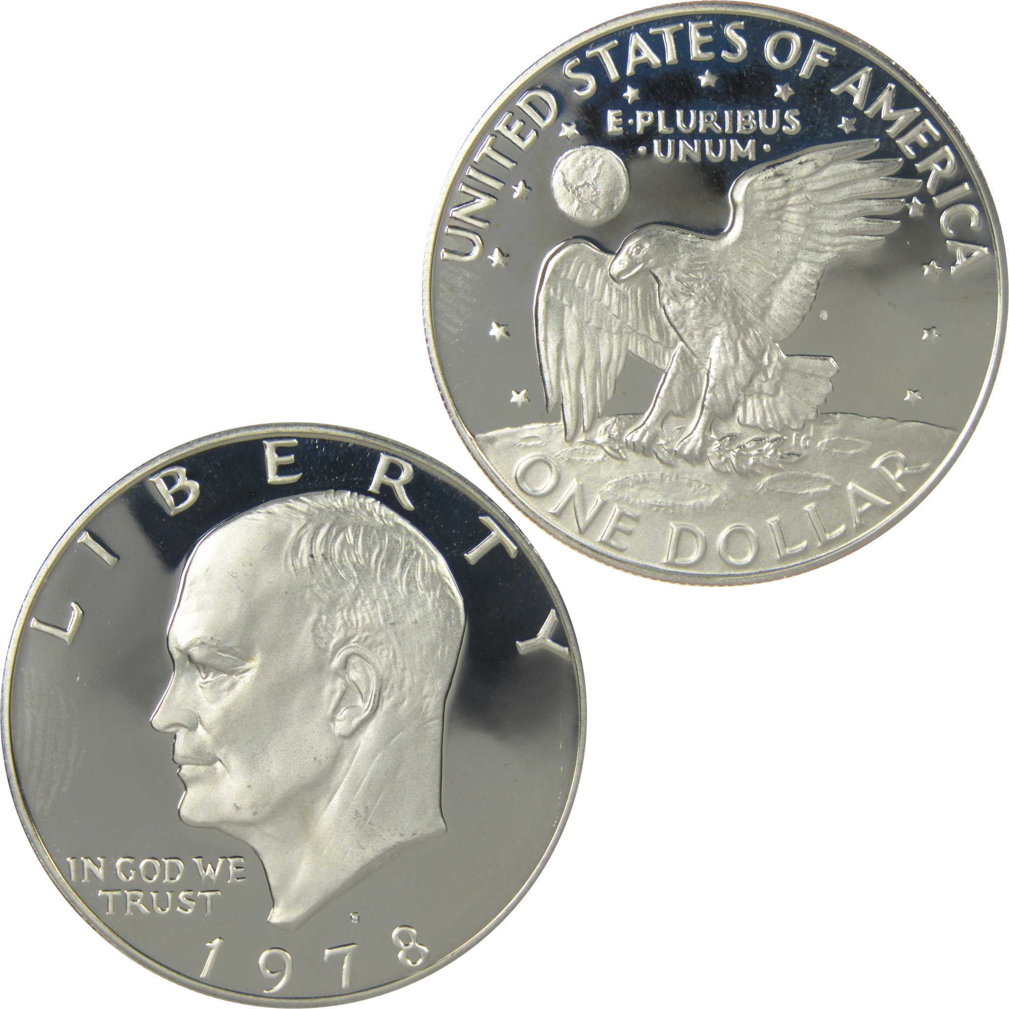 1978 S Eisenhower Dollar Choice Proof Clad IKE $1 Coin