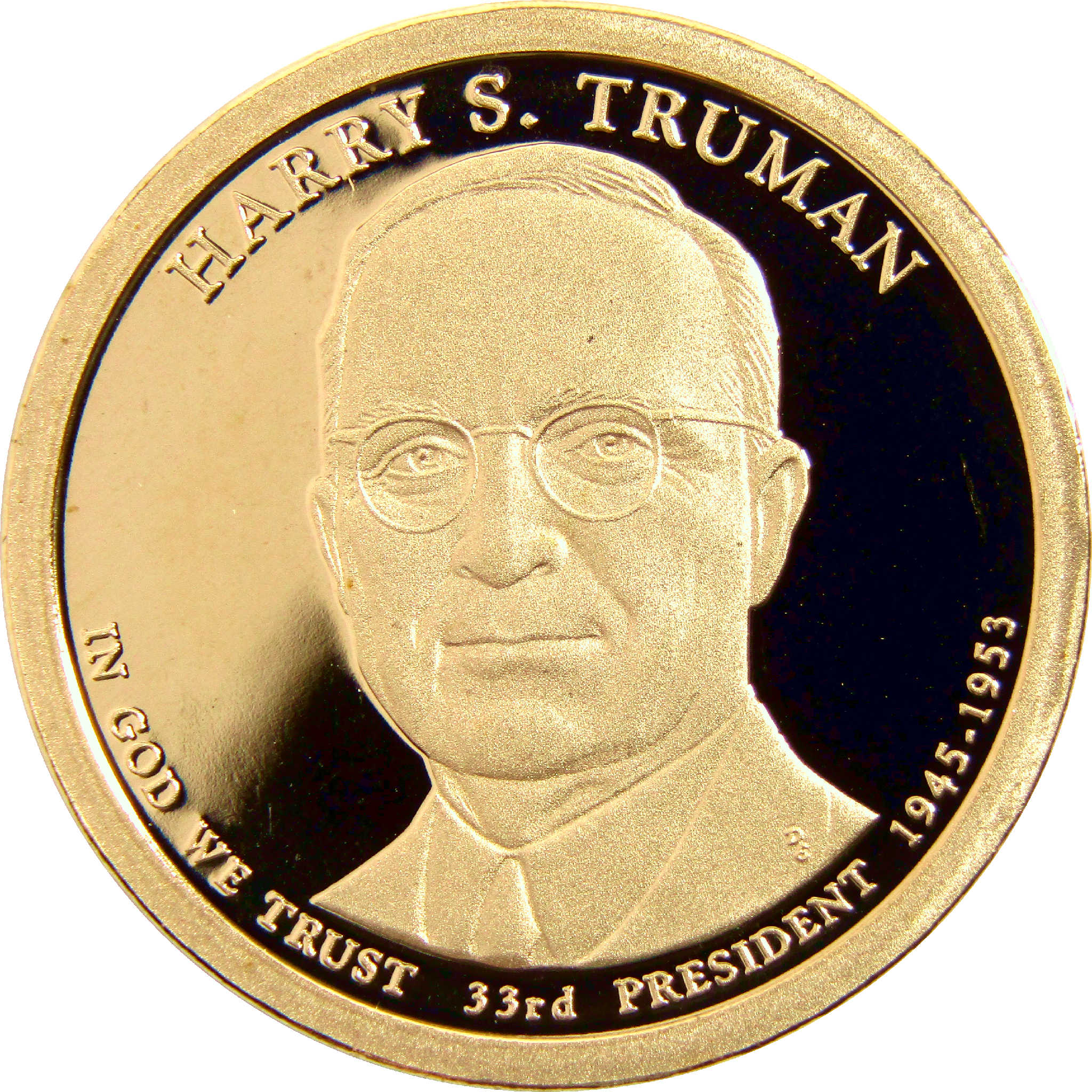 2015 S Harry S Truman Presidential Dollar Choice Proof $1 Coin