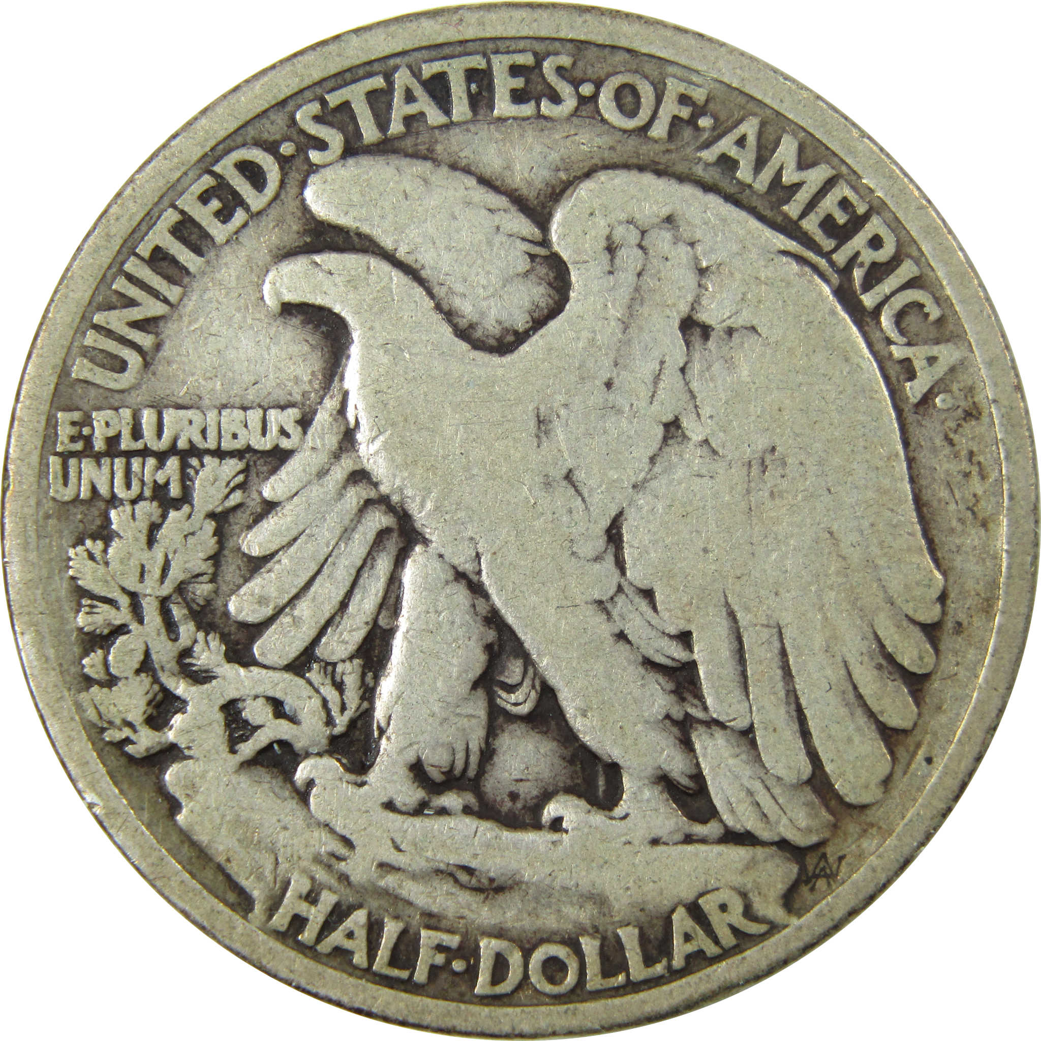 1916 D Liberty Walking Silver Half Dollar VG Very Good SKU:I25821
