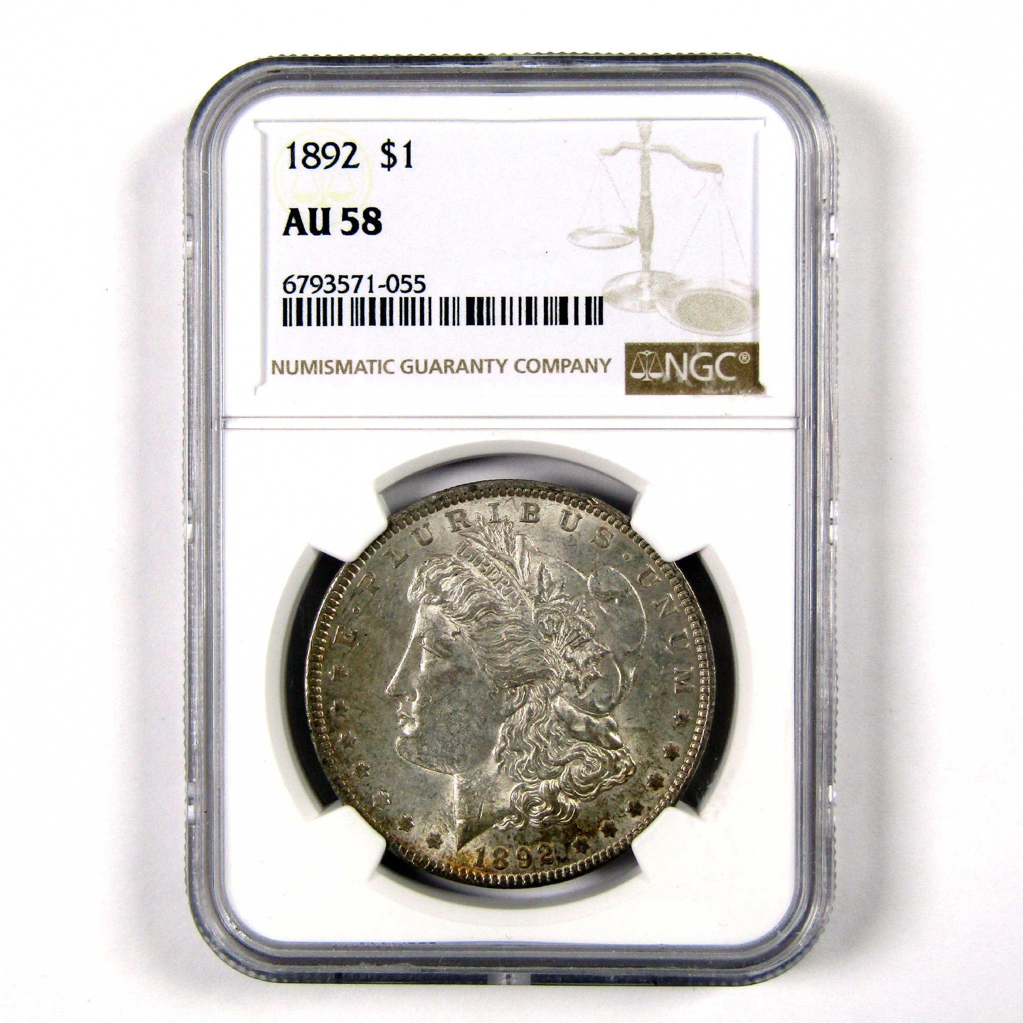 1892 Morgan Dollar AU 58 NGC Silver $1 Coin SKU:I11388 - Morgan coin - Morgan silver dollar - Morgan silver dollar for sale - Profile Coins &amp; Collectibles