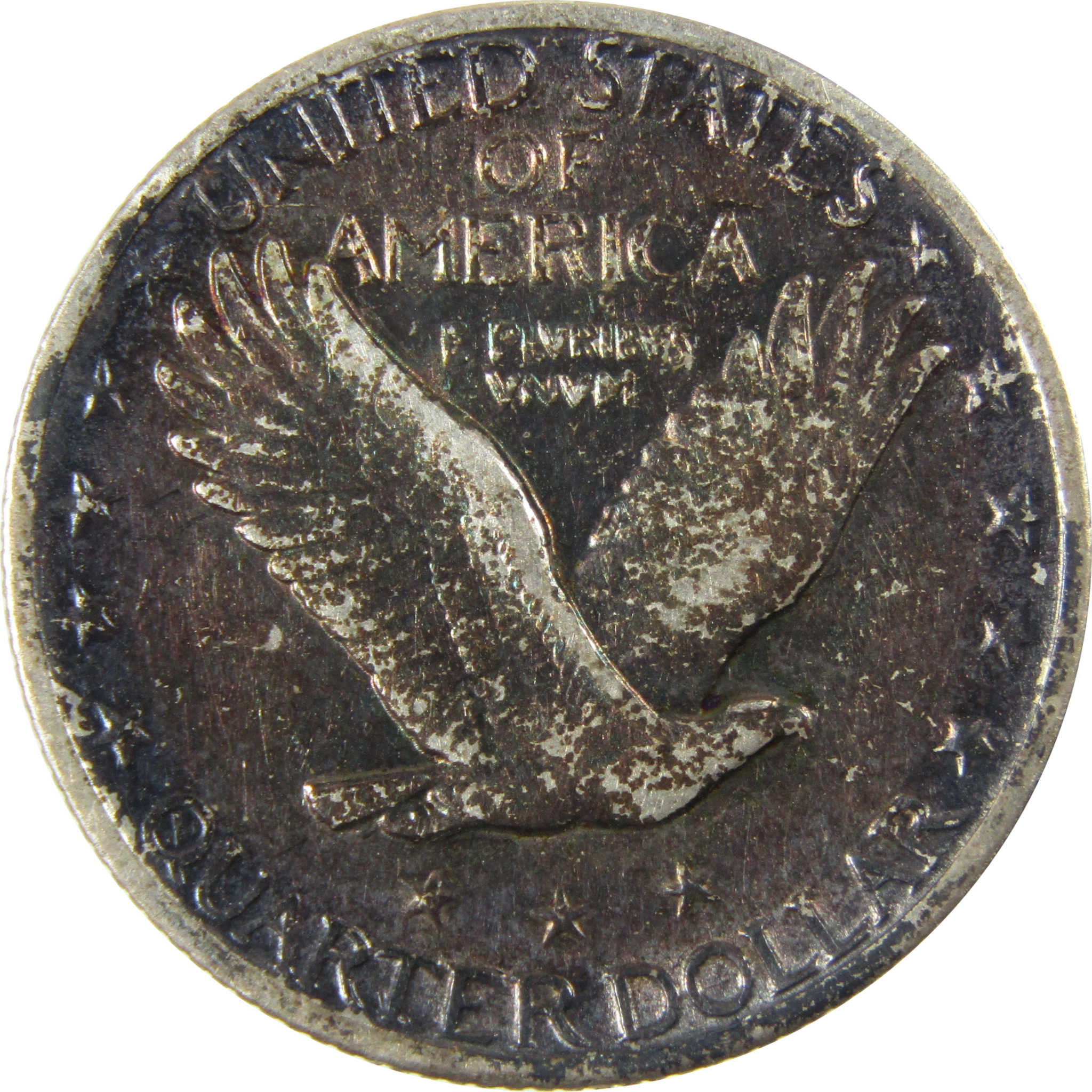 1930 S Standing Liberty 25c XF EF Extremely Fine Toned SKU:CP902