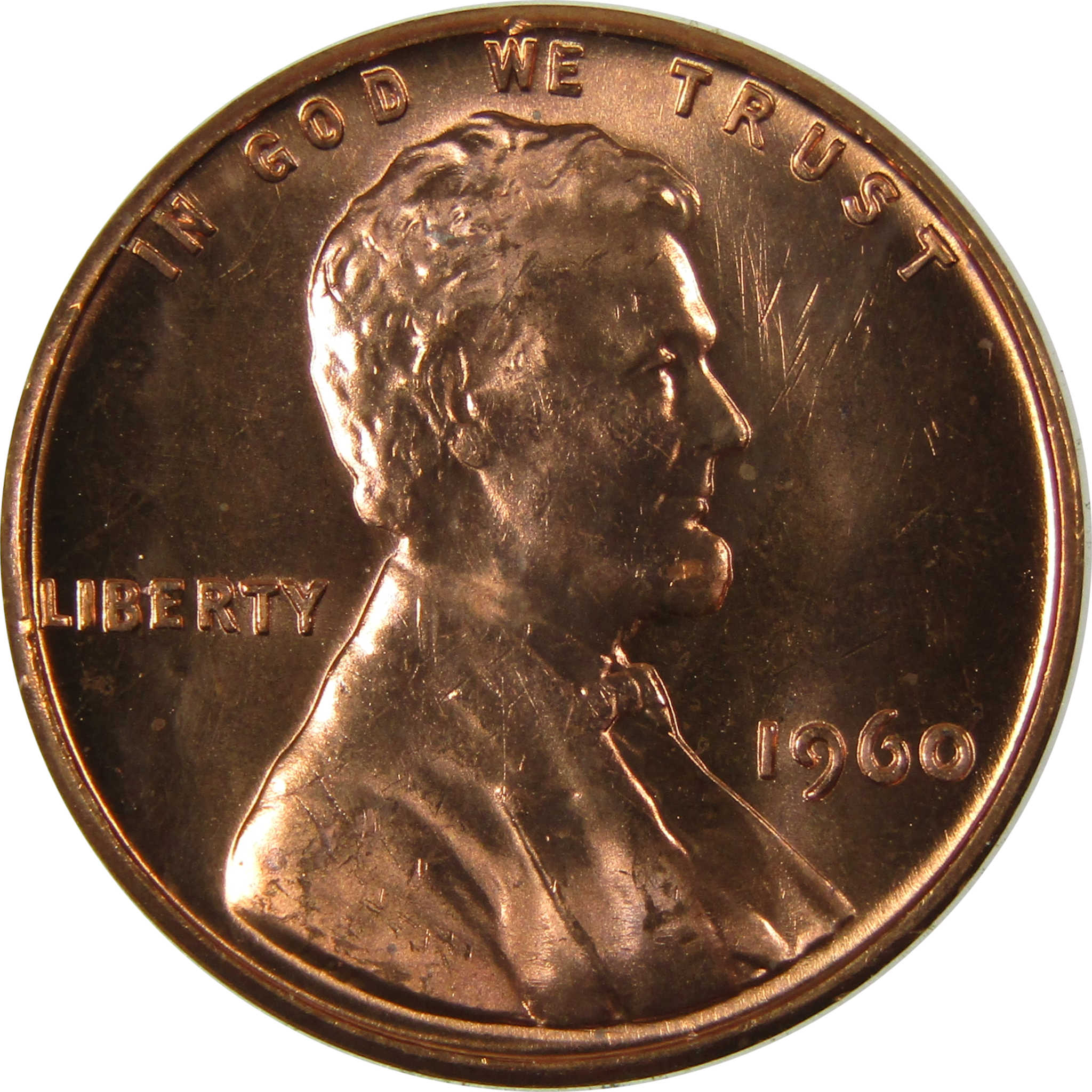 1960 Small Date Lincoln Memorial 1c Uncirculated Mint State SKU:I26586