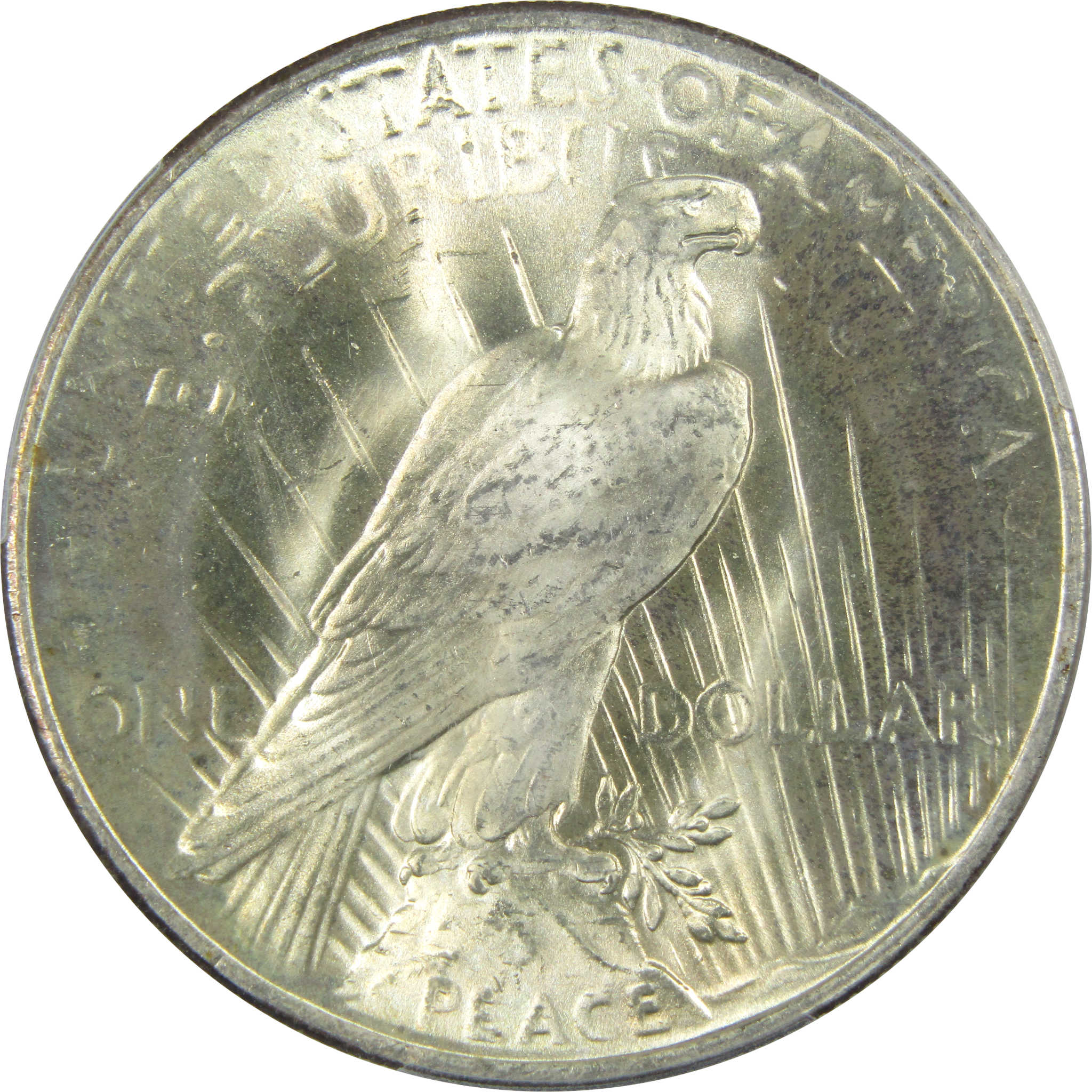 1925 Peace Dollar MS 67 PCGS Silver $1 Uncirculated Coin SKU:I15079