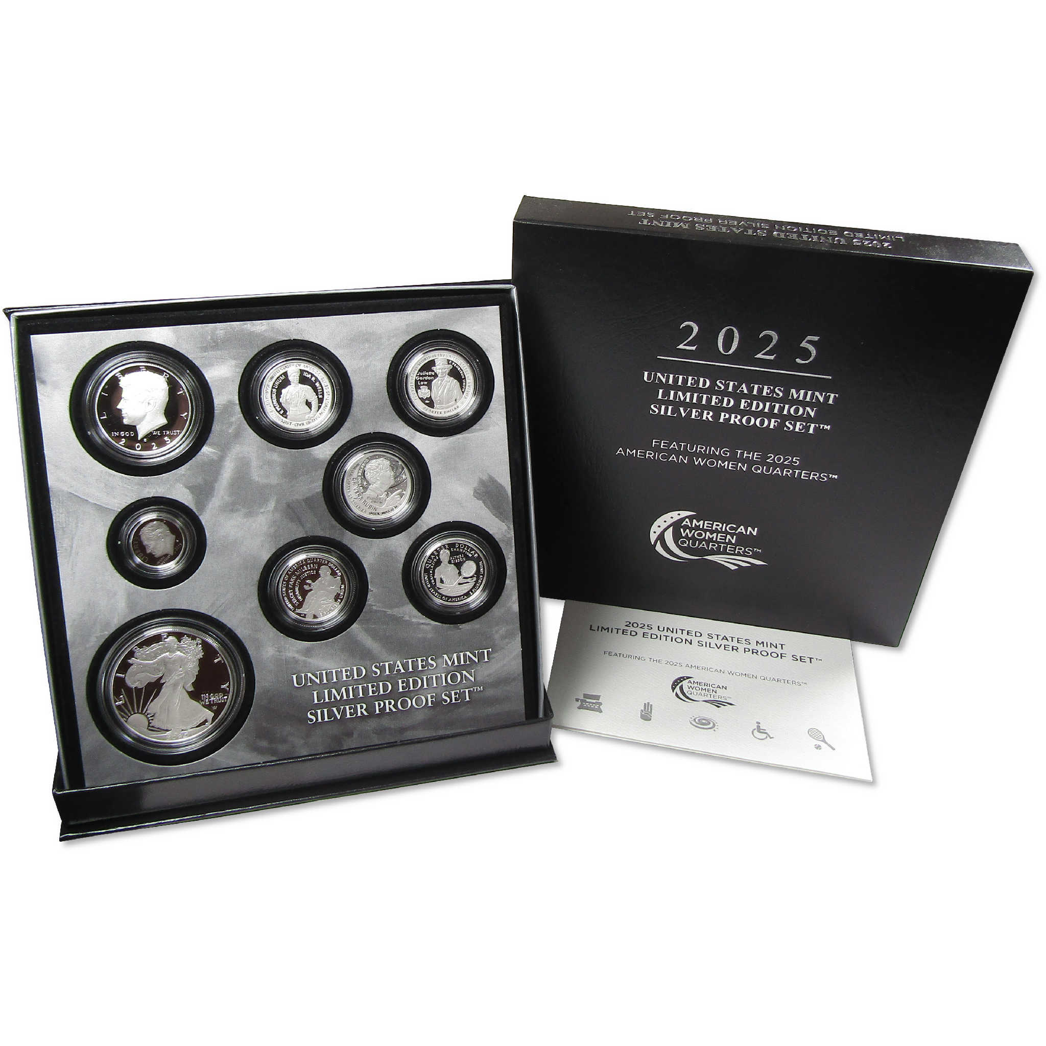 2025 U.S. Mint Limited Edition Silver Proof Set Collectible OGP COA