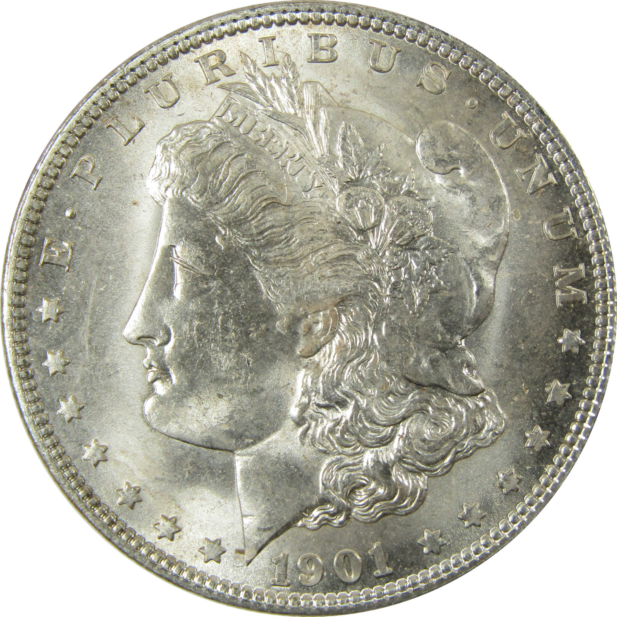 1901 O Morgan Silver Dollar Uncirculated Mint State $1 Coin SKU:I28492