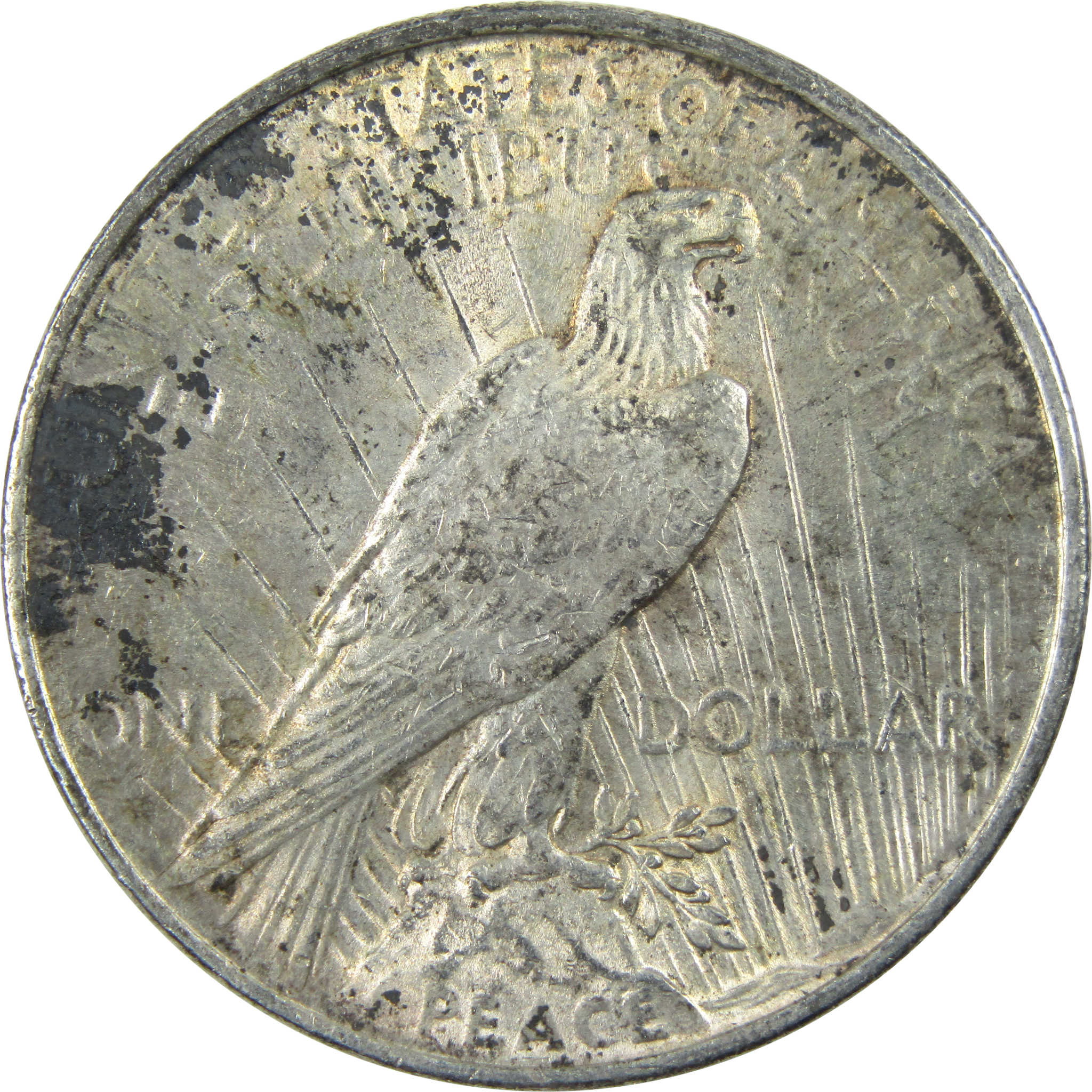 1924 Peace Dollar AU About Uncirculated Silver $1 Coin SKU:I15099