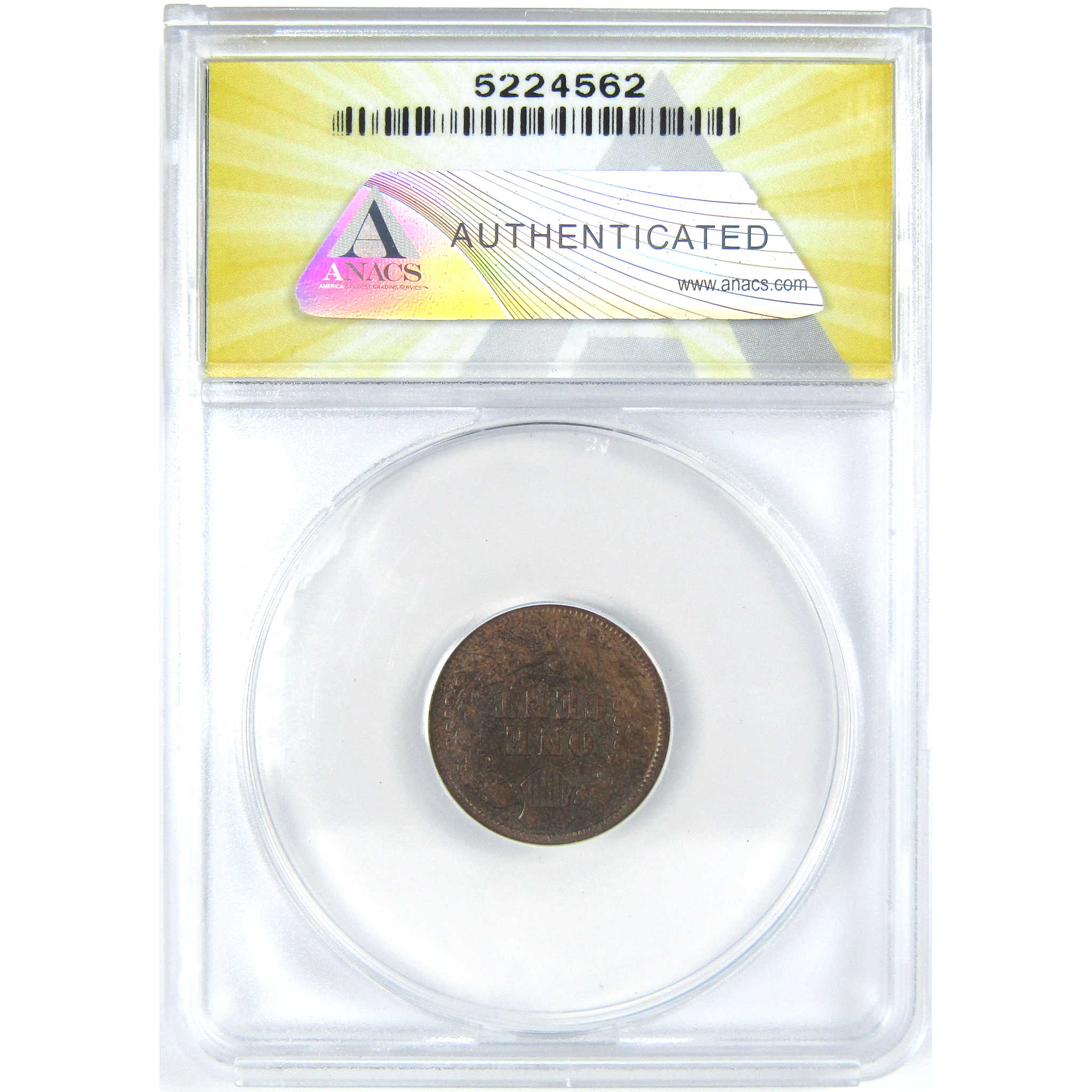 1878 Indian Head Cent VF 25 Details ANACS Penny 1c Coin SKU:I16083