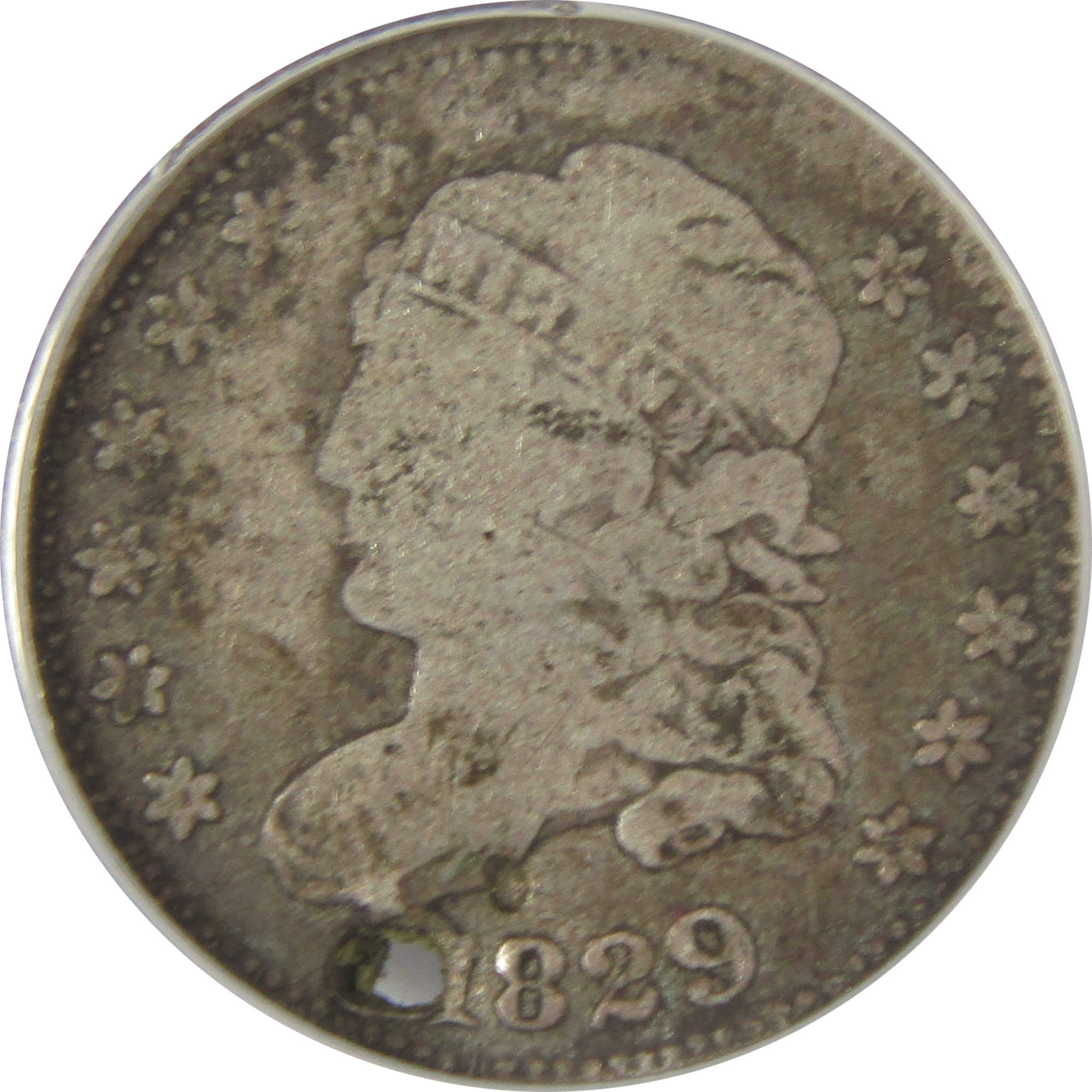 1829 Capped Bust Half Dime VG 10 Details ANACS Silver SKU:I20104