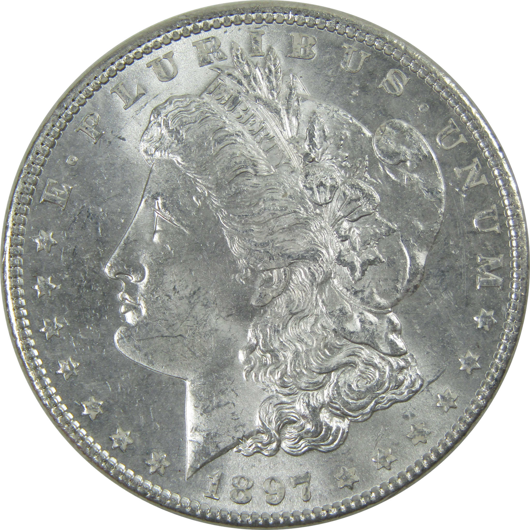 1897 Morgan Dollar Uncirculated Silver $1 Coin SKU:I16626 - Morgan coin - Morgan silver dollar - Morgan silver dollar for sale - Profile Coins &amp; Collectibles