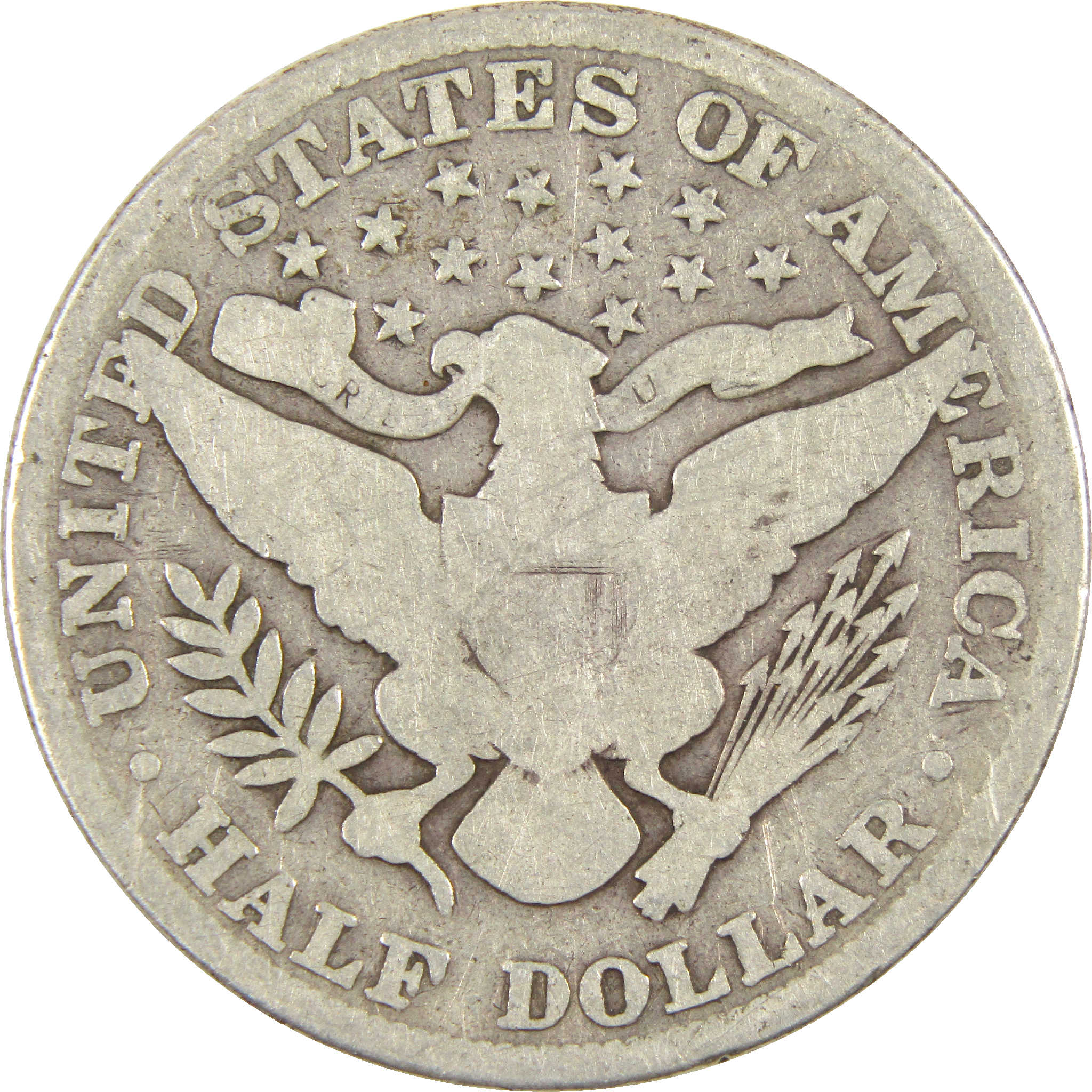 1900 Barber Half Dollar G Good Silver 50c Coin